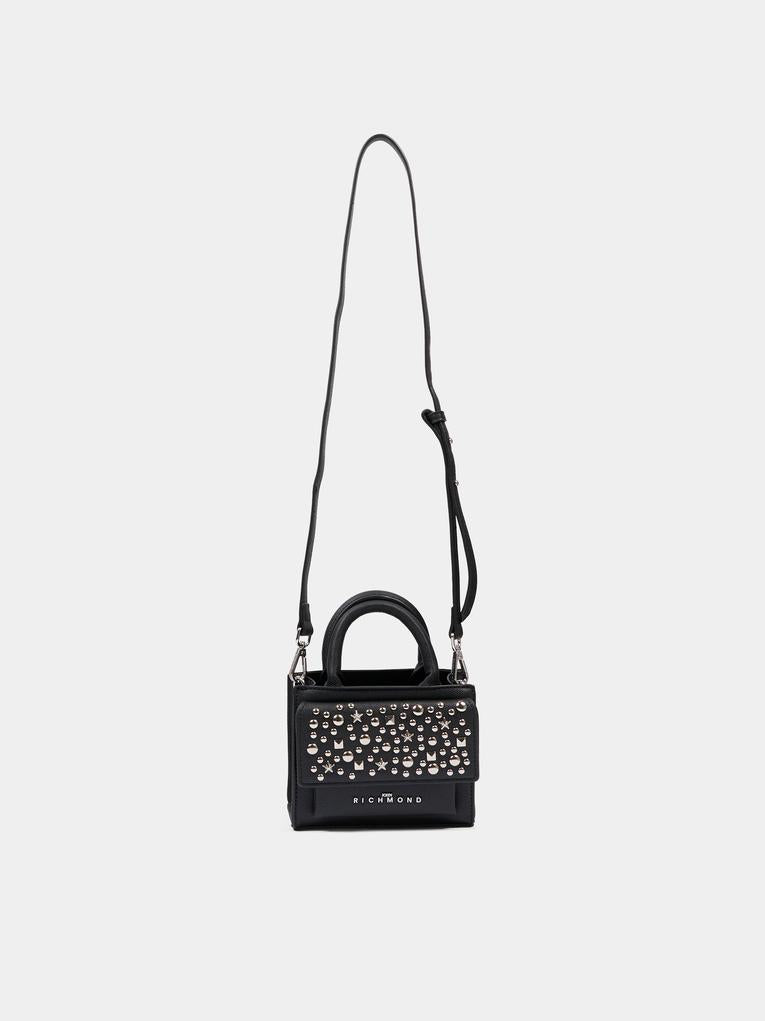 Borsa nera per bambina con borchie,Richmond,RGA25028BO BLACK