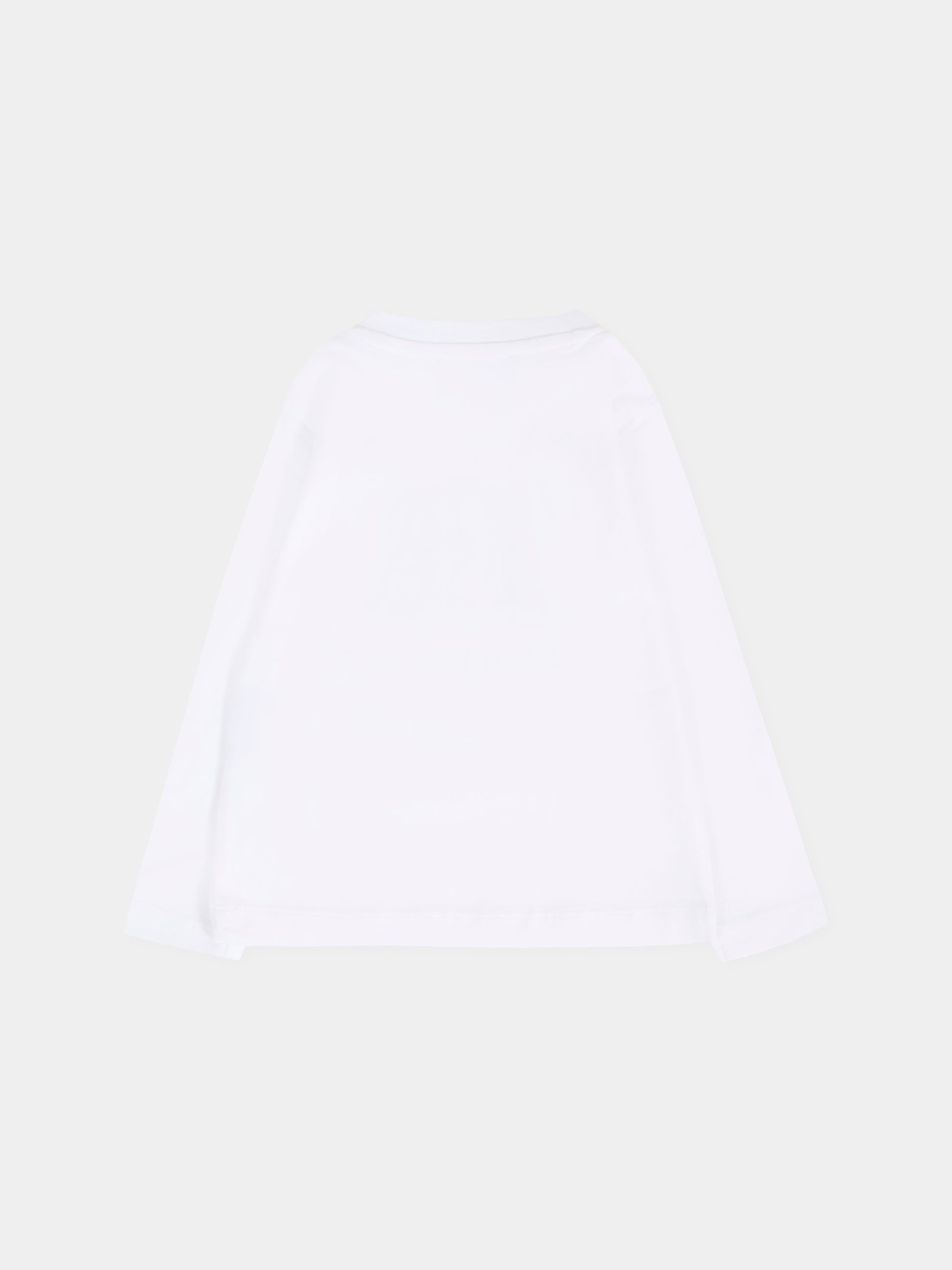 T-shirt bianca per neonato con logo ricamato,Richmond,RIA25035TS WHITE