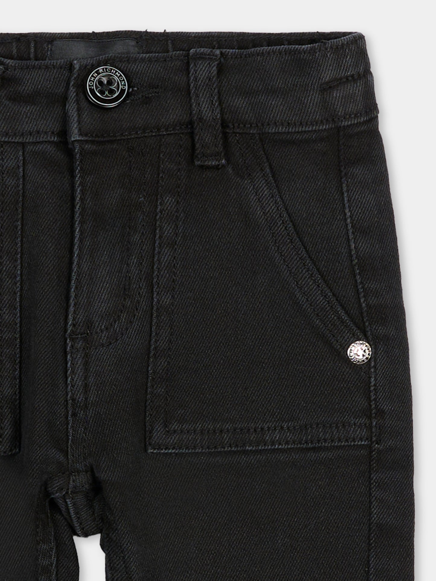 Jeans neri per neonato,Richmond,RIA25061JE DENIM BLACK