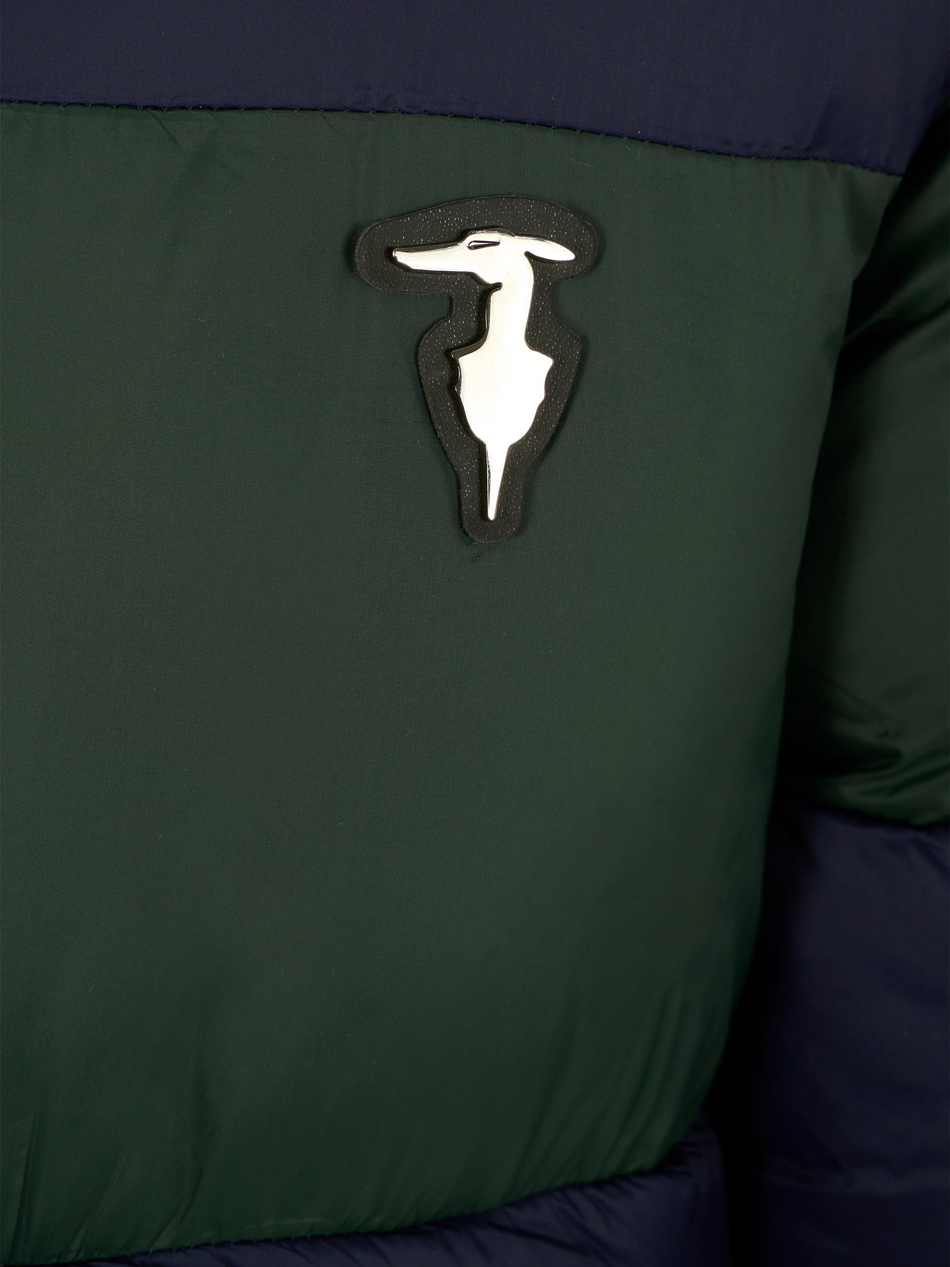 Piumino blu per bambino con logo,Trussardi Junior,TBA25051PI PEACOAT