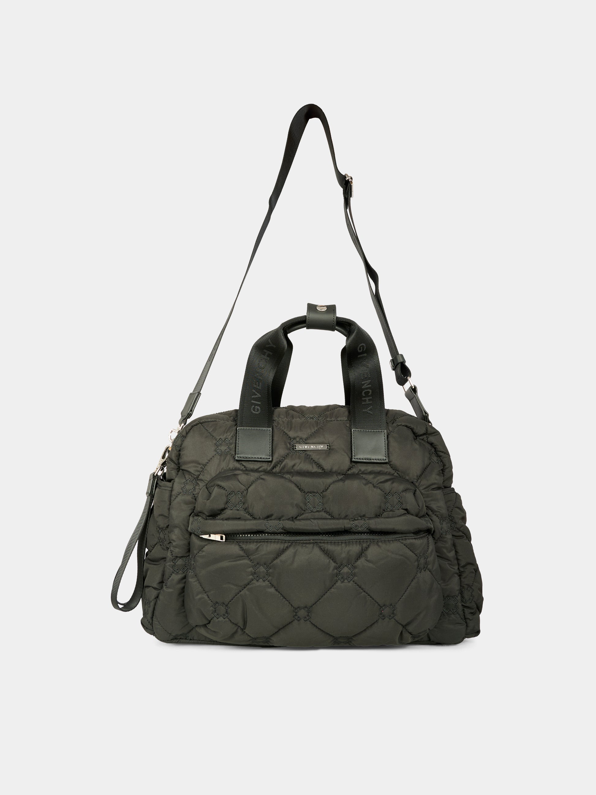 Borsa mamma nera per neonati con logo,Givenchy Kids,H30855 09B
