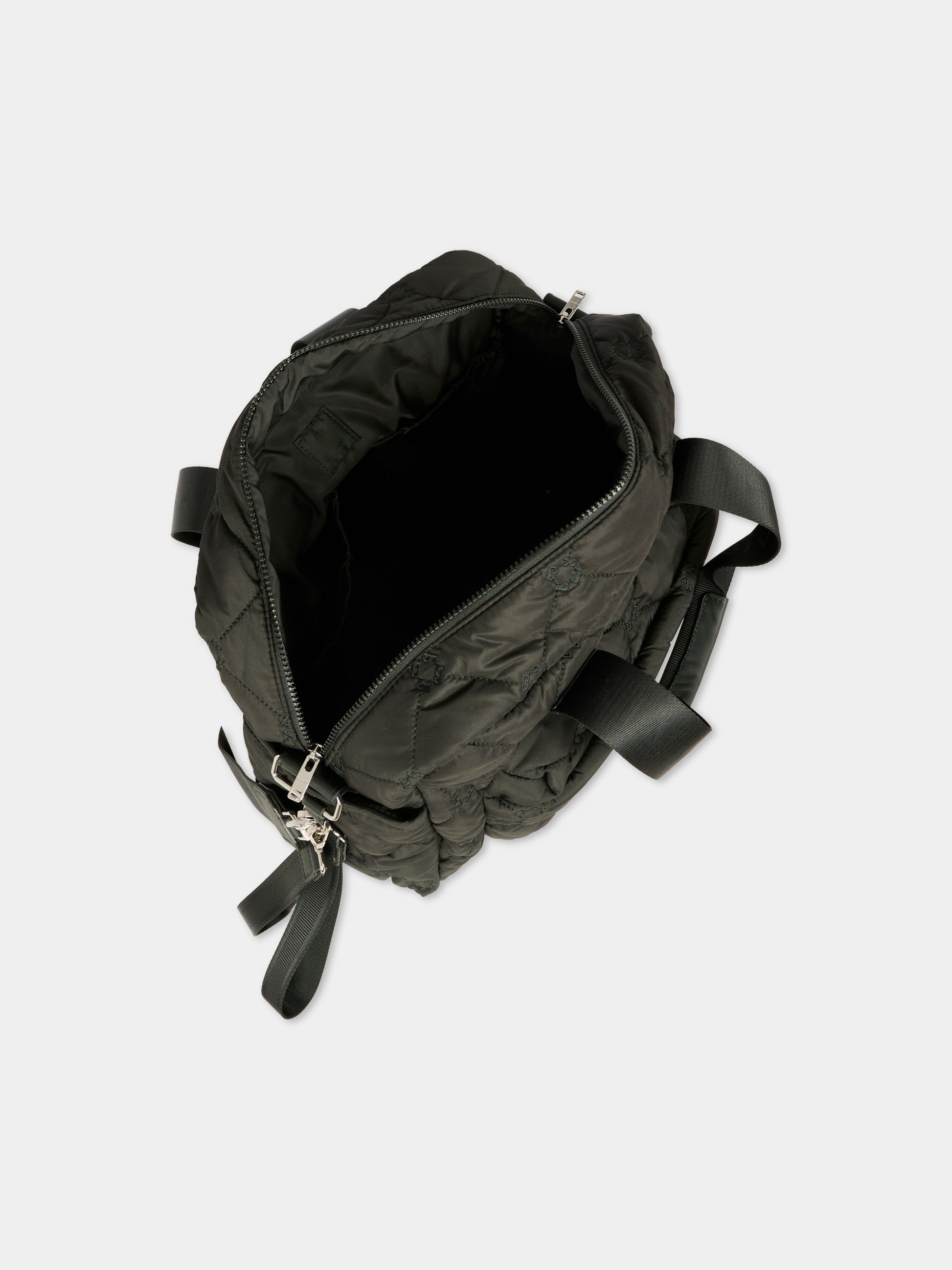 Borsa mamma nera per neonati con logo,Givenchy Kids,H30855 09B