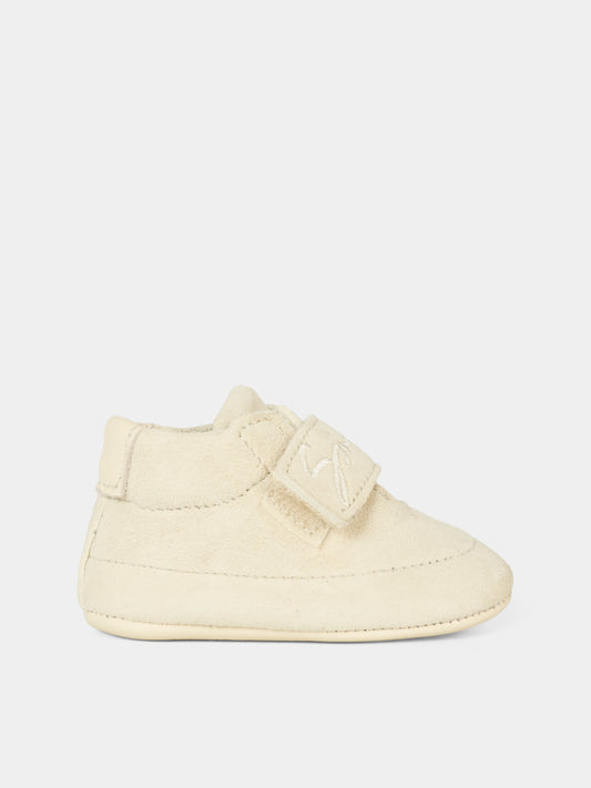 Sneakers avorio per neonati con logo,Givenchy Kids,H30862 117