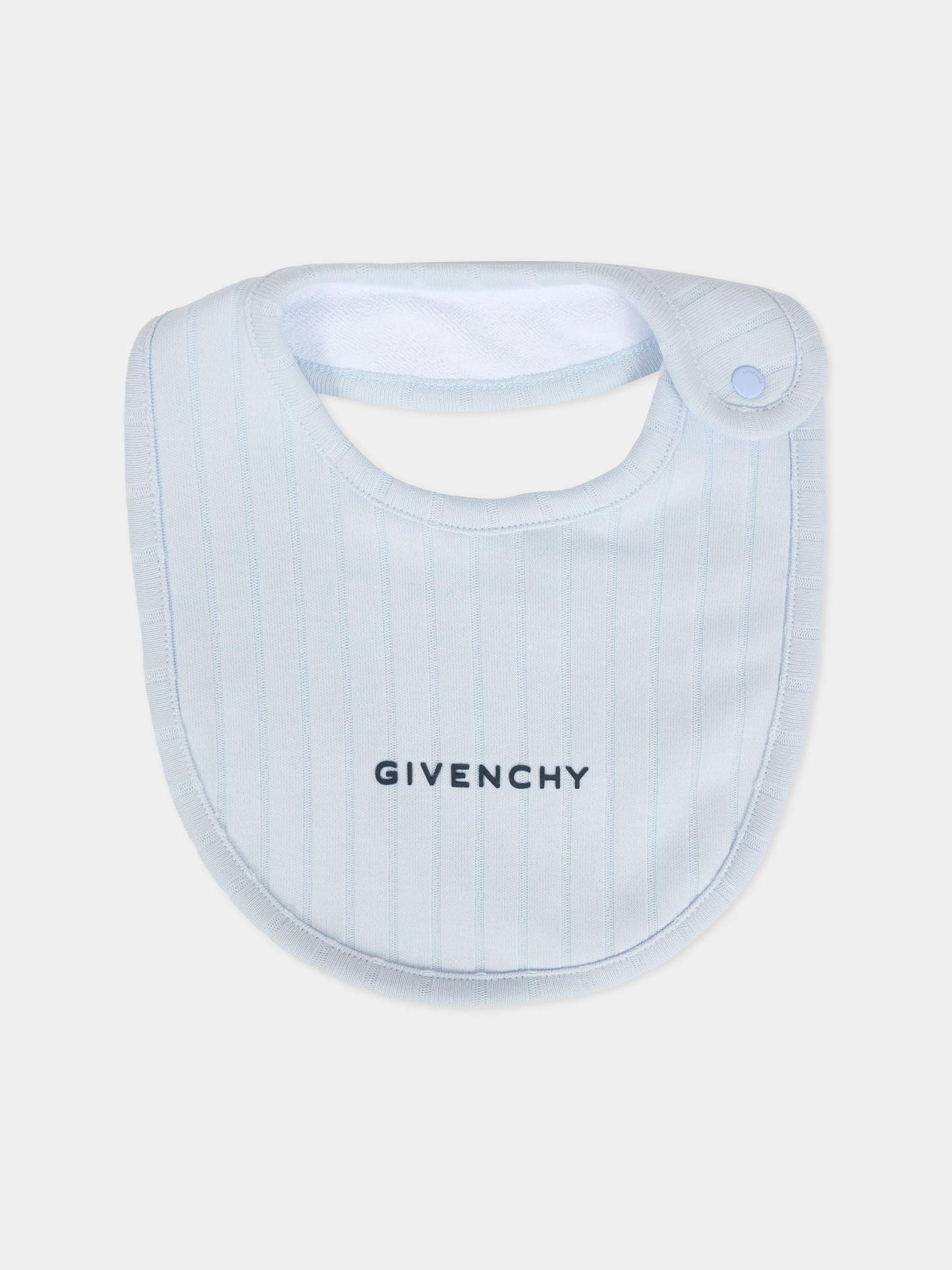 Set tutina celeste per neonato con logo,Givenchy Kids,H30864 771