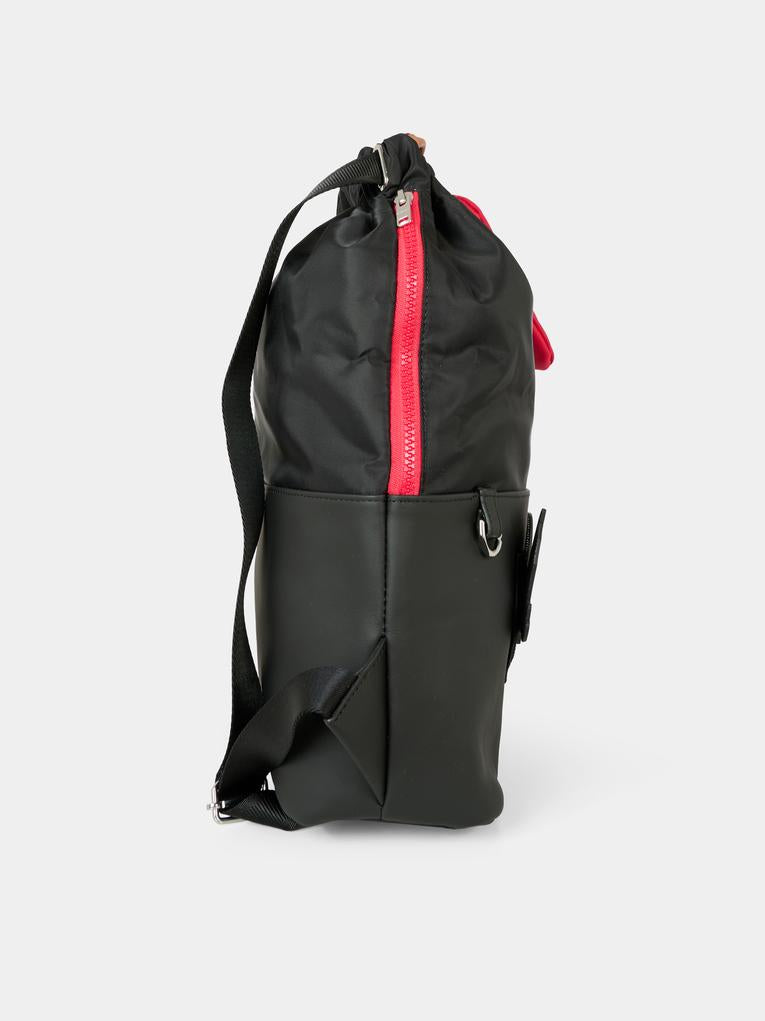 Zaino nero per bambini con patches,Givenchy Kids,H30906 09B