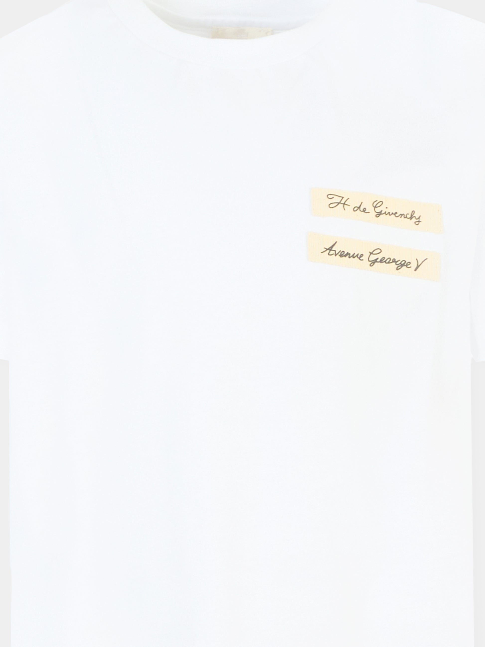 T-shirt bianca per bambini con logo,Givenchy Kids,H30959 10P