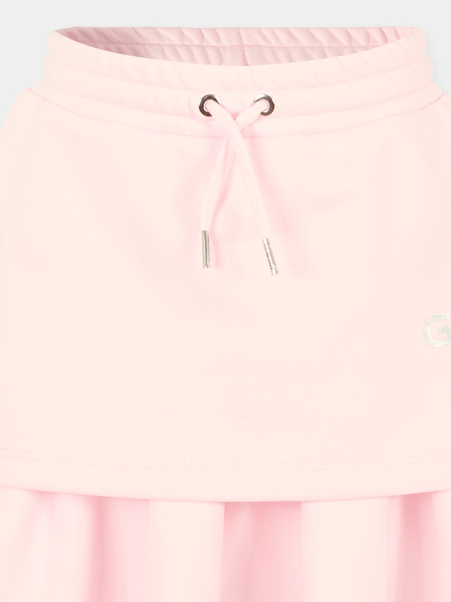 Gonna rosa per bambina con logo,Givenchy Kids,H30975 44Z