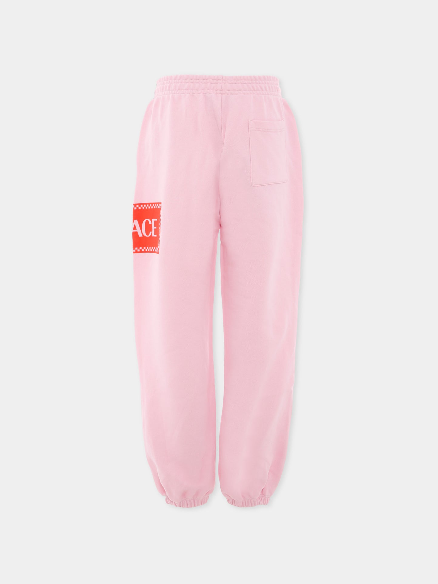 Pantaloni sportivi rosa con '90s vintage logo per bambina,Versace,1018341 1A13182 2PZ60