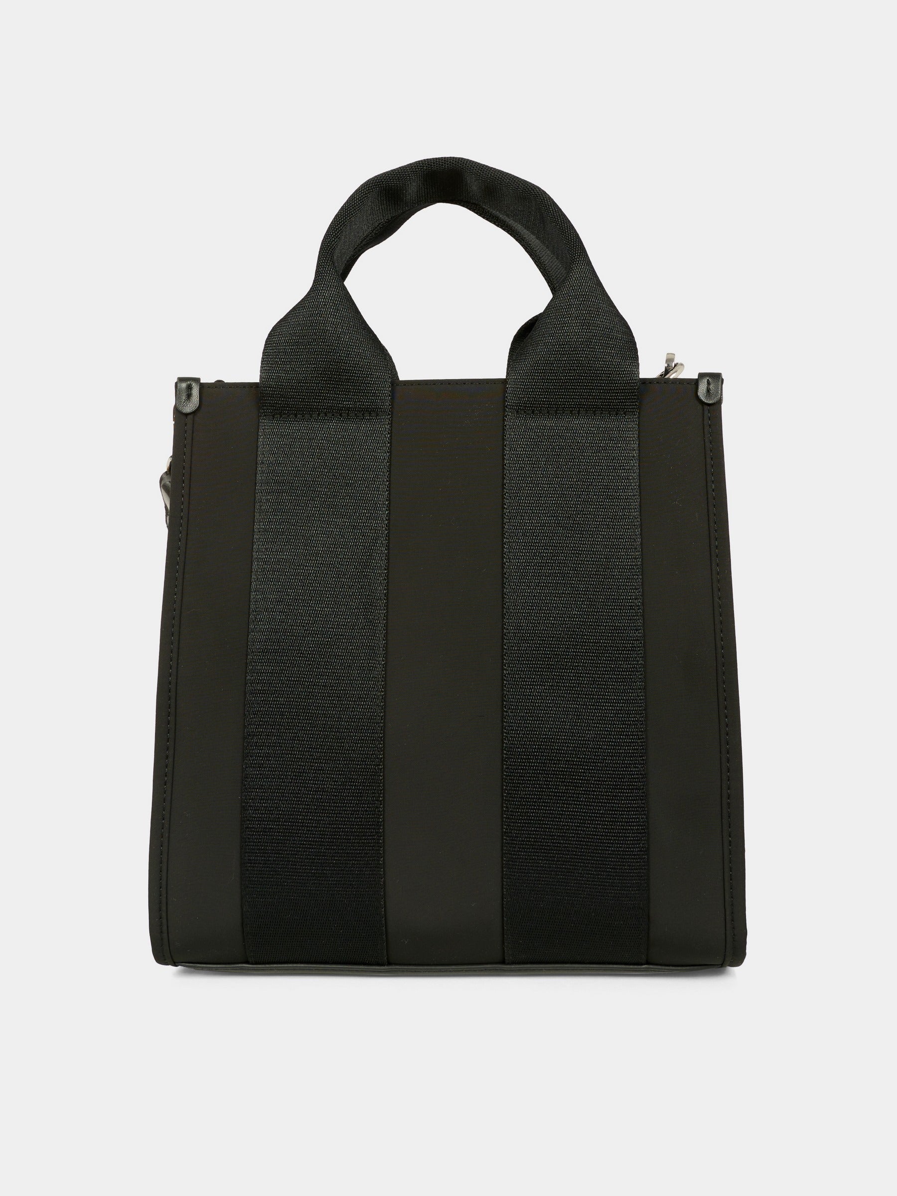 Borsa nera per bambina con logo argentato,Dkny,D62475 09B