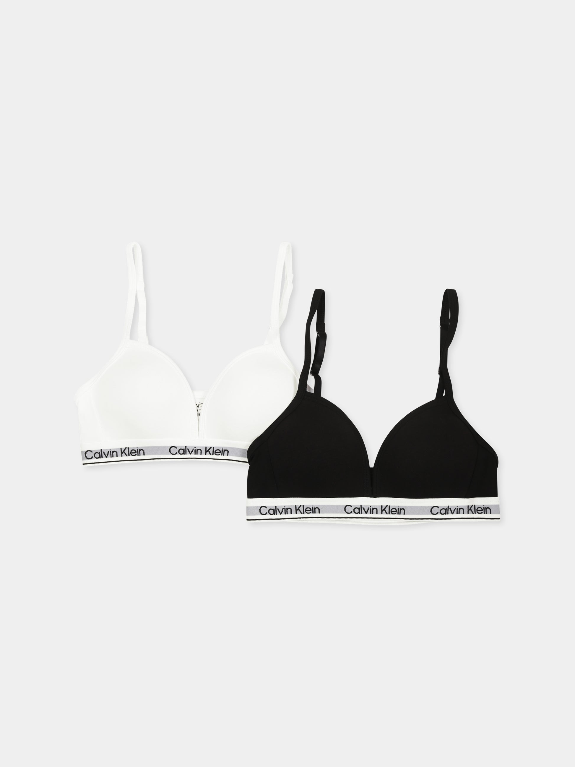 Set reggiseni multicolor per  bambina con logo,Calvin Klein Kids,G80G800723 0SC