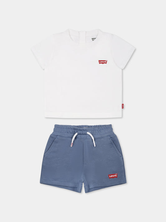 Completo multicolor per neonato con logo,Levi's Kids,6EK813 X38