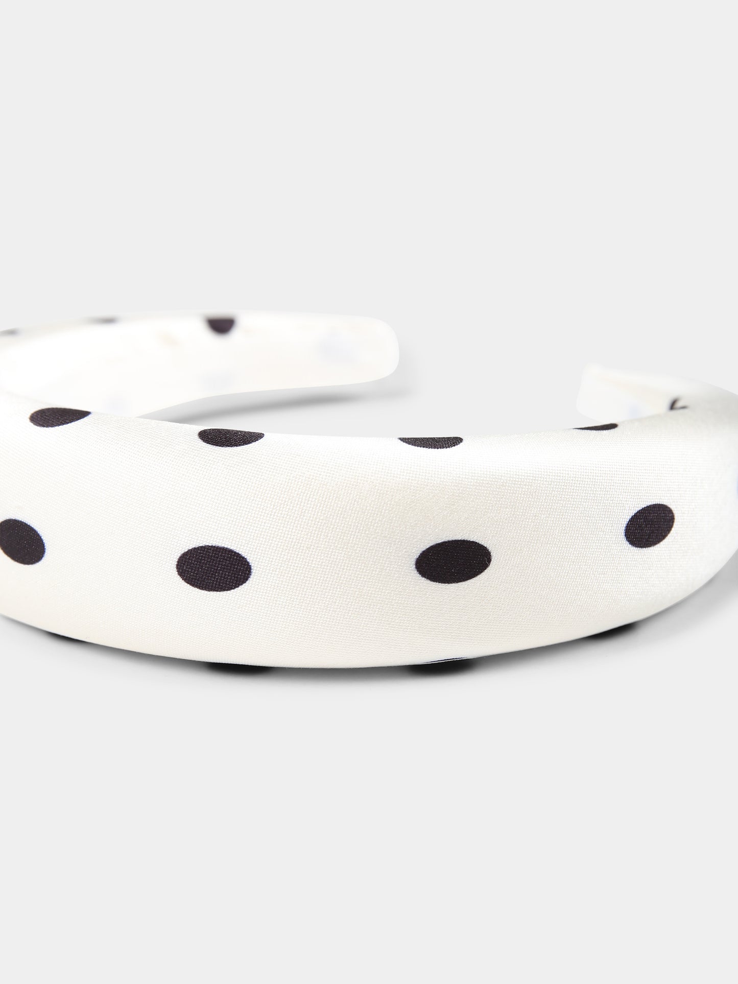 Cerchietto avorio per bambina con pois,Self-portrait,SS25-722-C