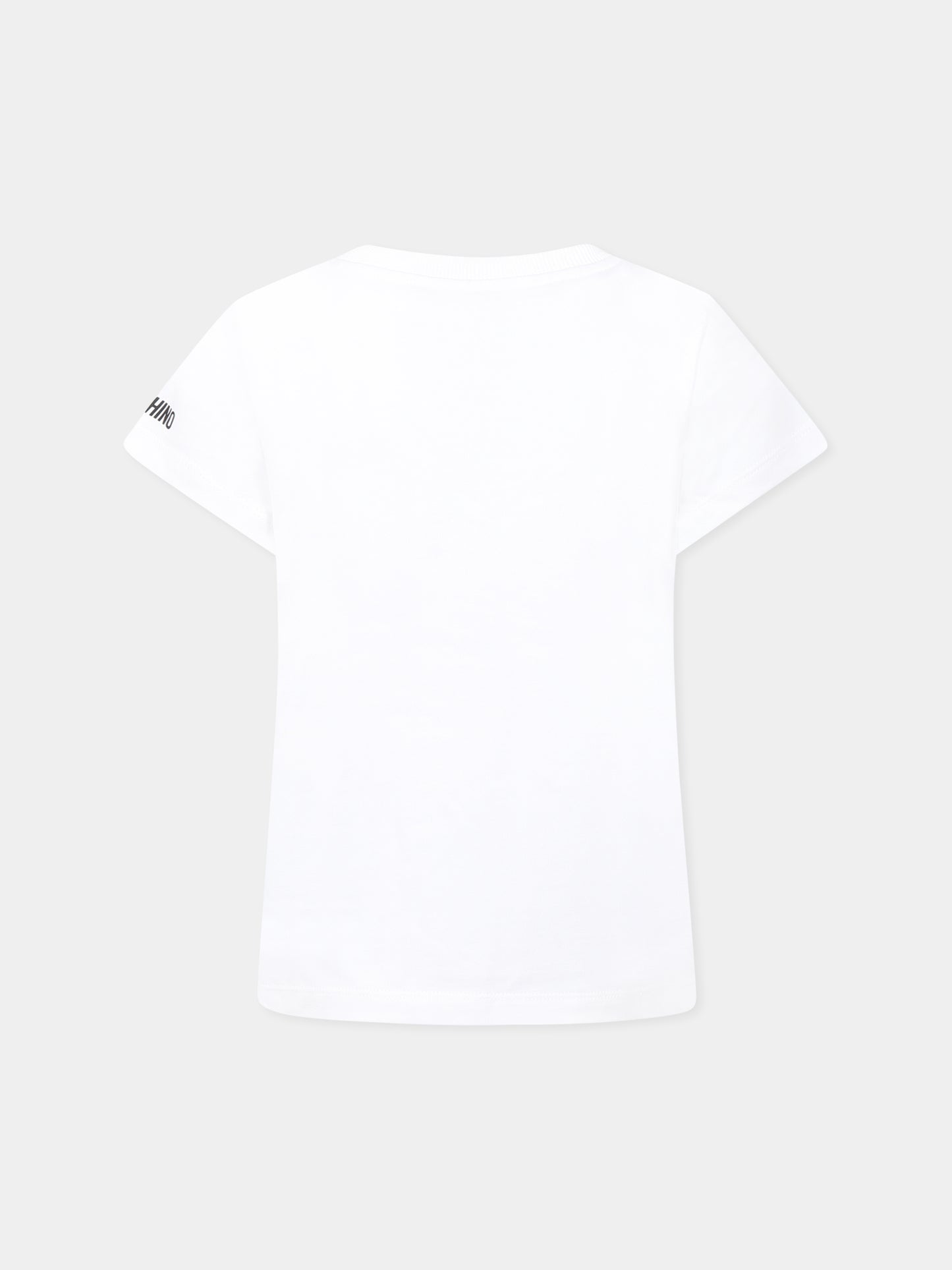 White t-shirt for girl with writing