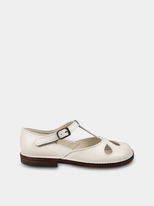 Ballerine Lucy avorio per bambina,Pèpè,LUCY/FV-SOUFSC MILK