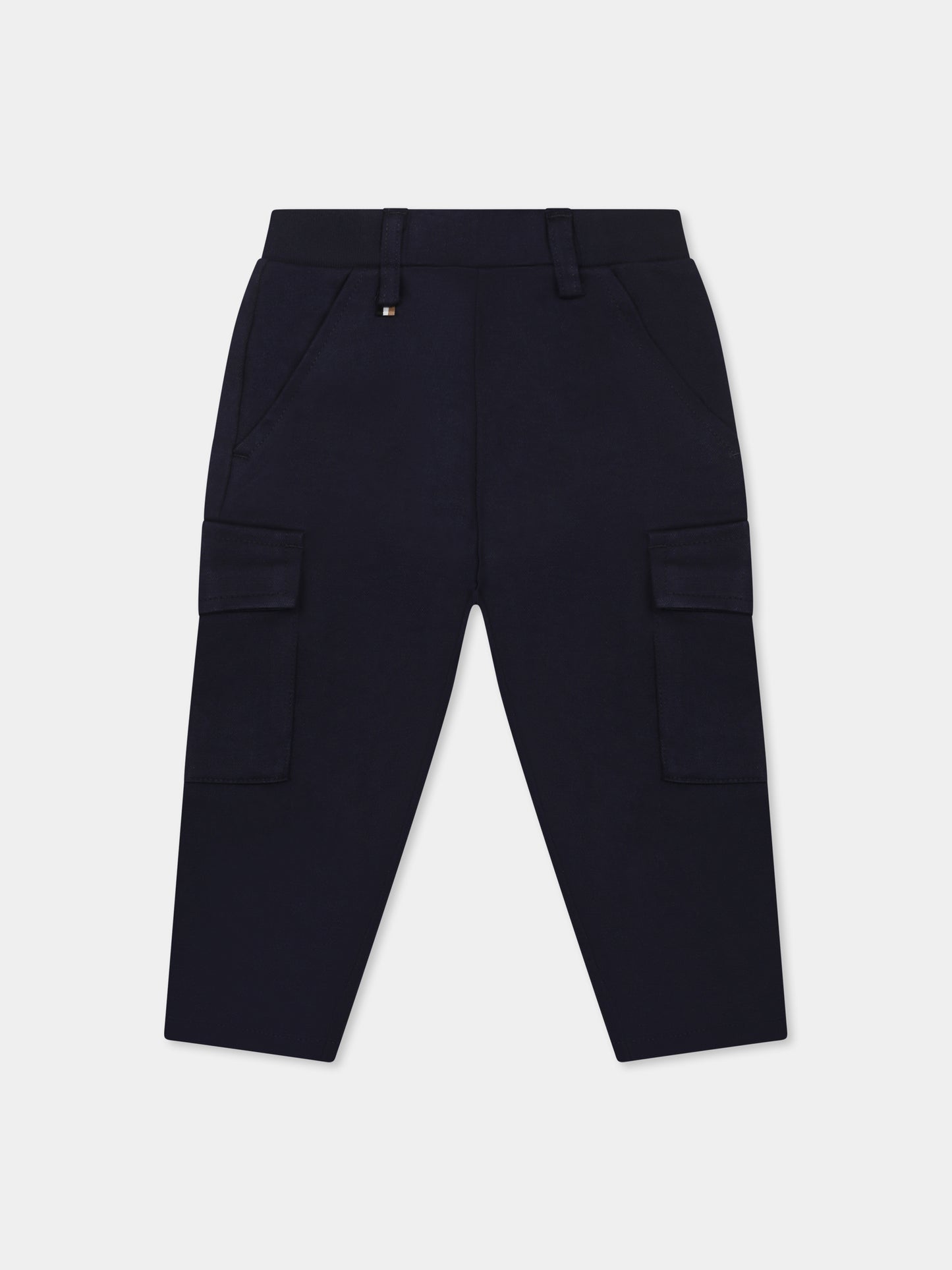 Pantaloni cargo blu per neonato,Boss,J50577 849