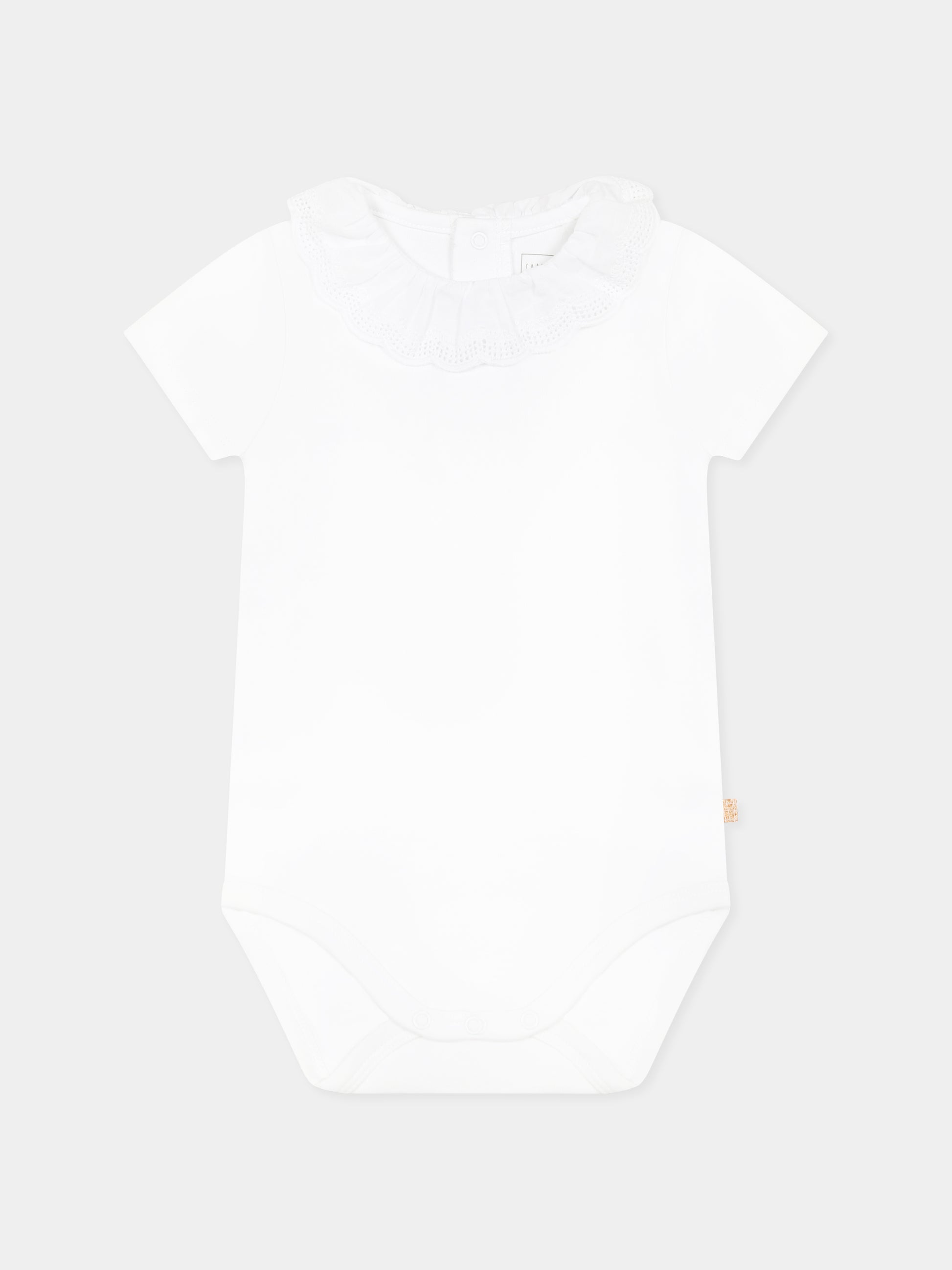 Body bianco per neonata,Carrement Beau,Y30021 10P