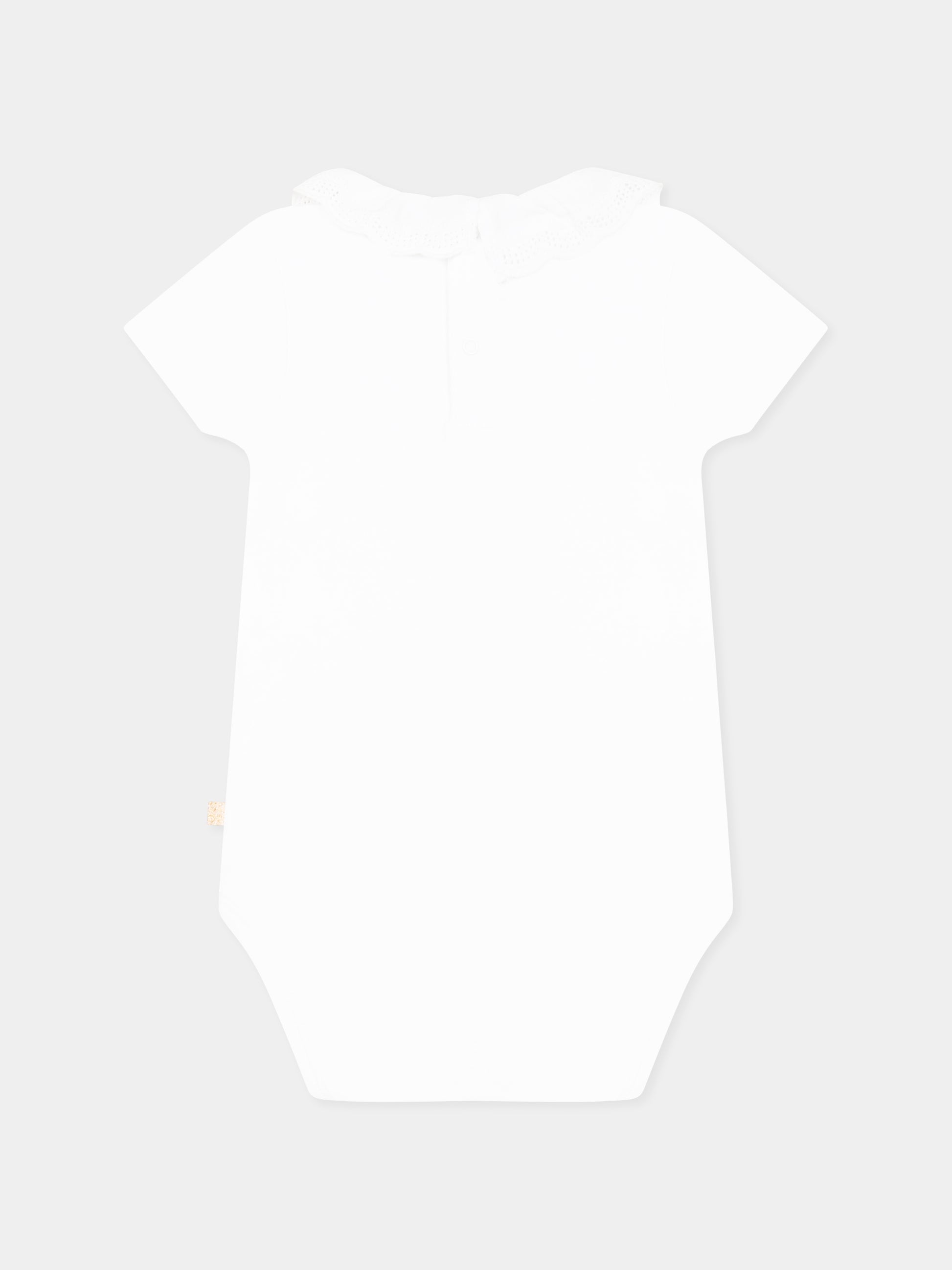 Body bianco per neonata,Carrement Beau,Y30021 10P
