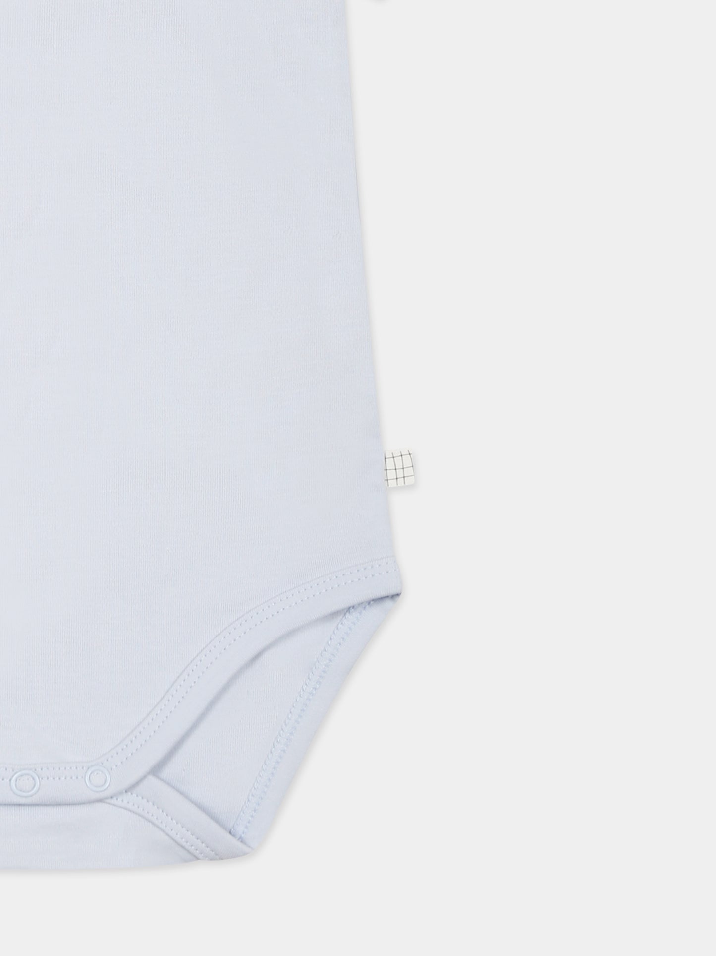 Light blue bodysuit for baby boy