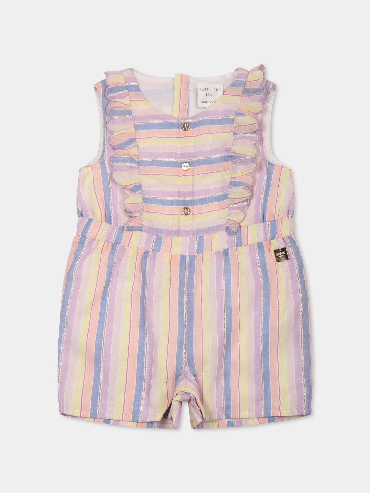 Pagliaccetto multicolor per neonata con logo,Carrement Beau,Y30075 Z41