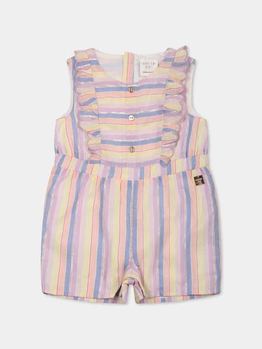 Pagliaccetto multicolor per neonata con logo,Carrement Beau,Y30075 Z41