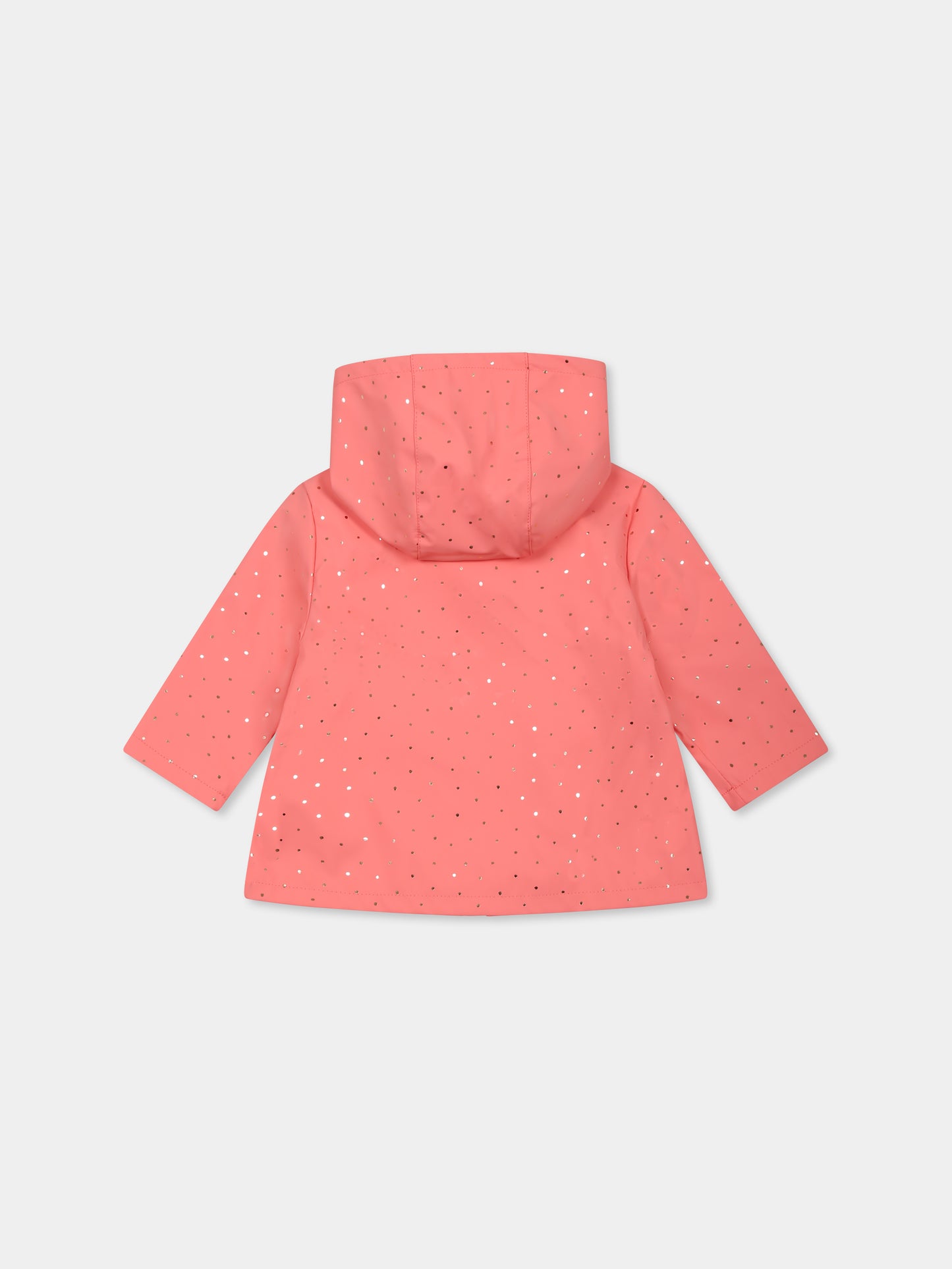 Giacca a vento rosa per neonata con pois all over,Carrement Beau,Y30078 411