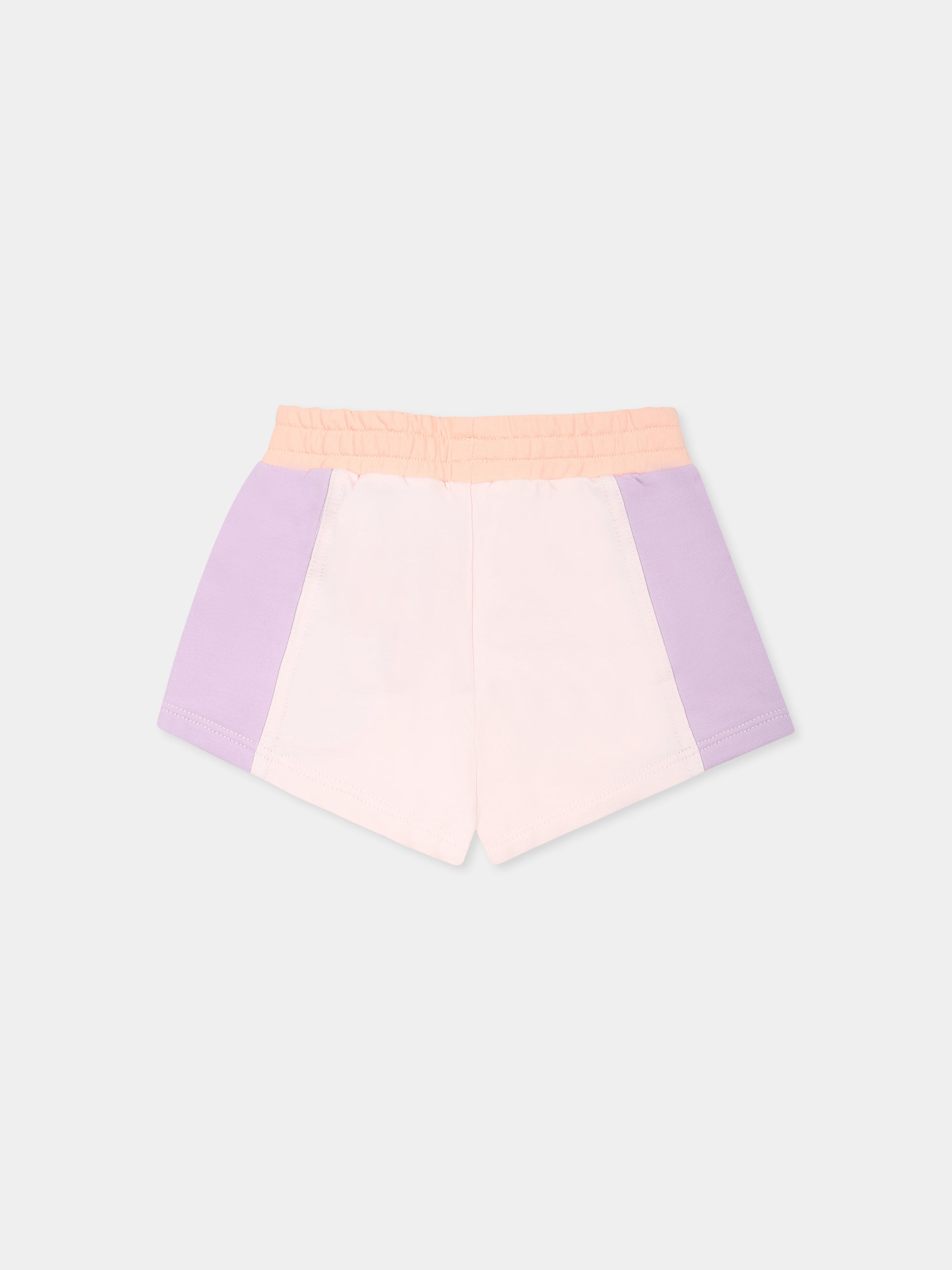 Shorts rosa per neonata con logo,Carrement Beau,Y30108 Z41