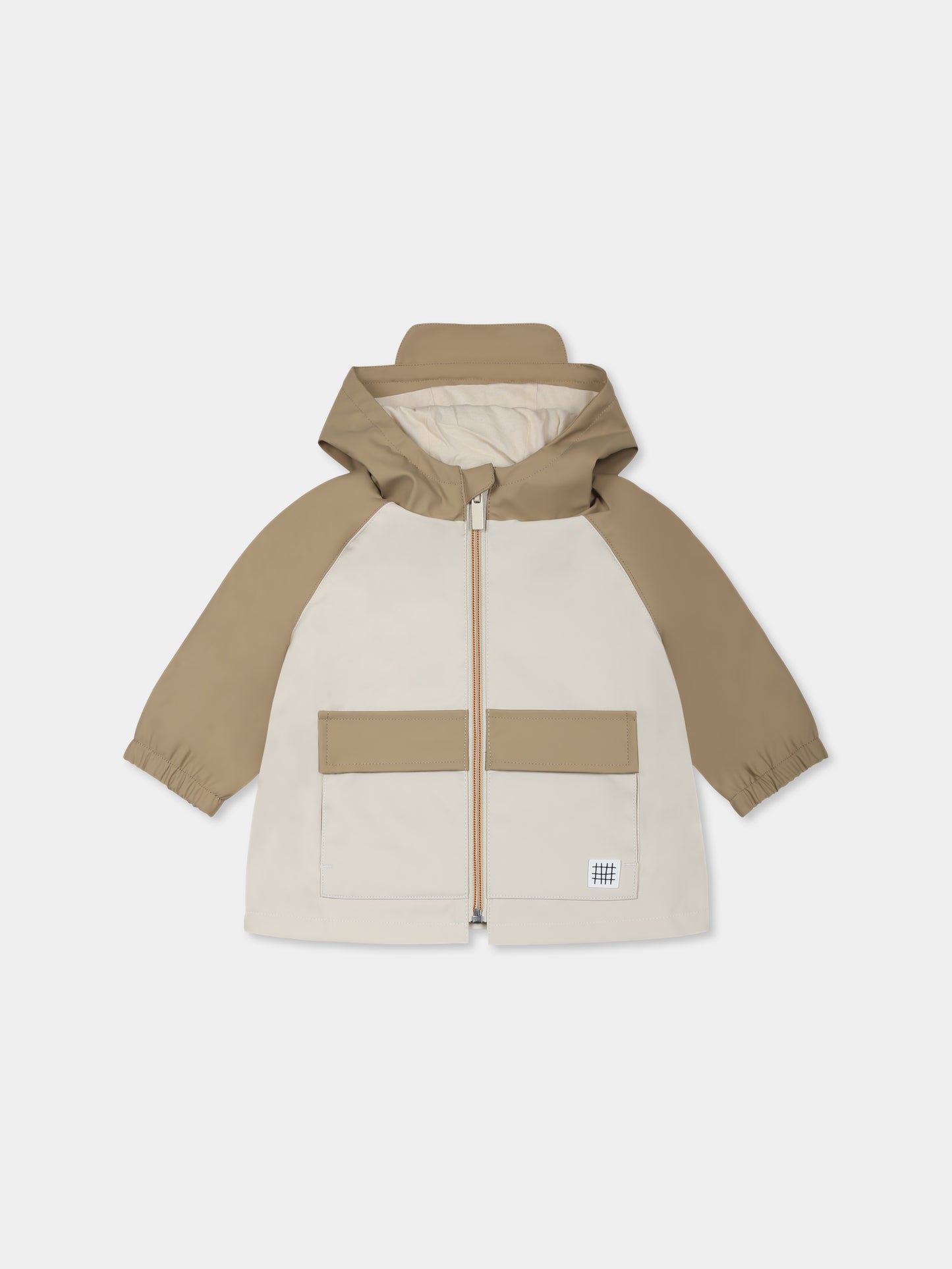 Giacca a vento beige per neonato,Carrement Beau,Y30132 N52