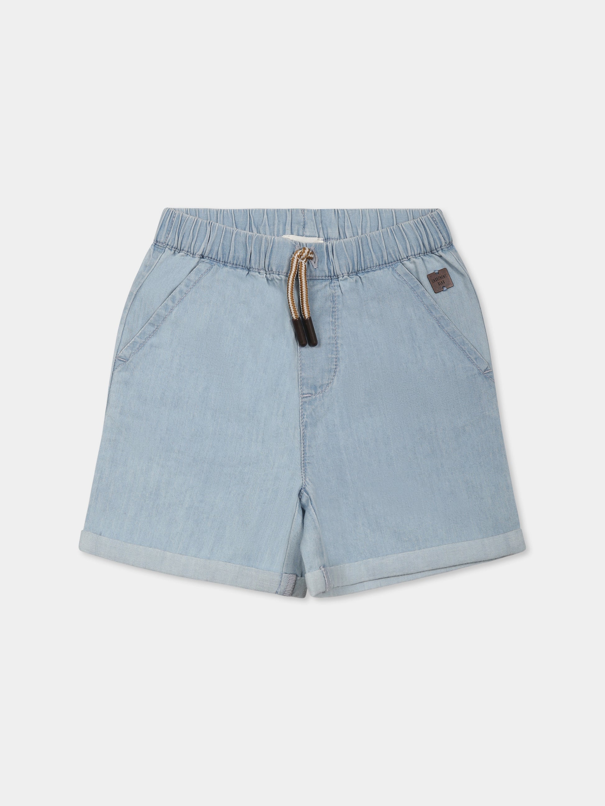 Shorts denim per neonato con logo,Carrement Beau,Y30144 Z10