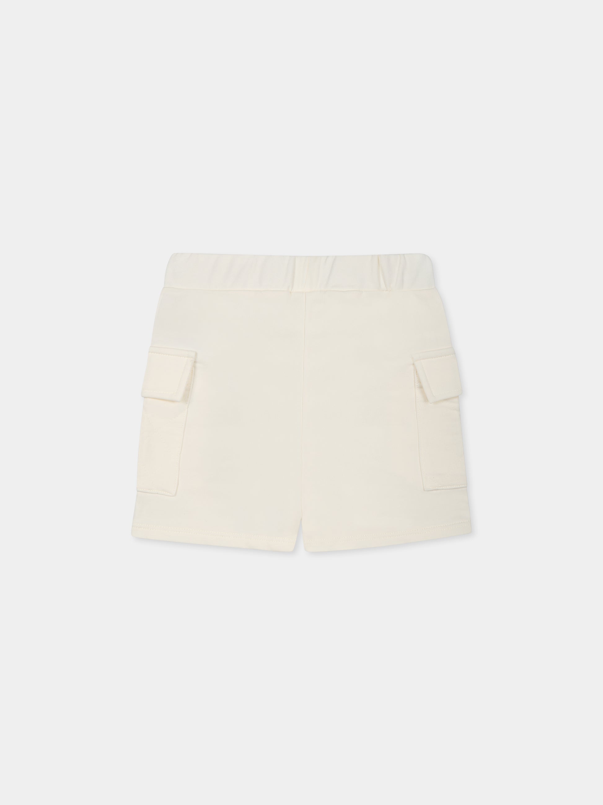 Shorts gialli per neonato con logo,Carrement Beau,Y30146 519