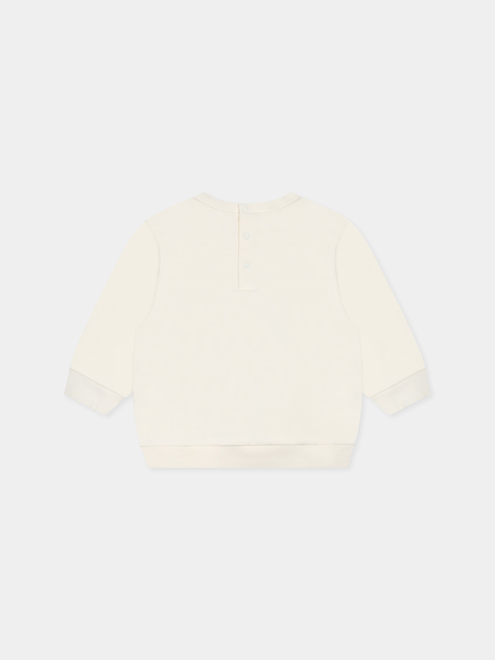 Felpa gialla per neoanto con stampa savana,Carrement Beau,Y30150 519