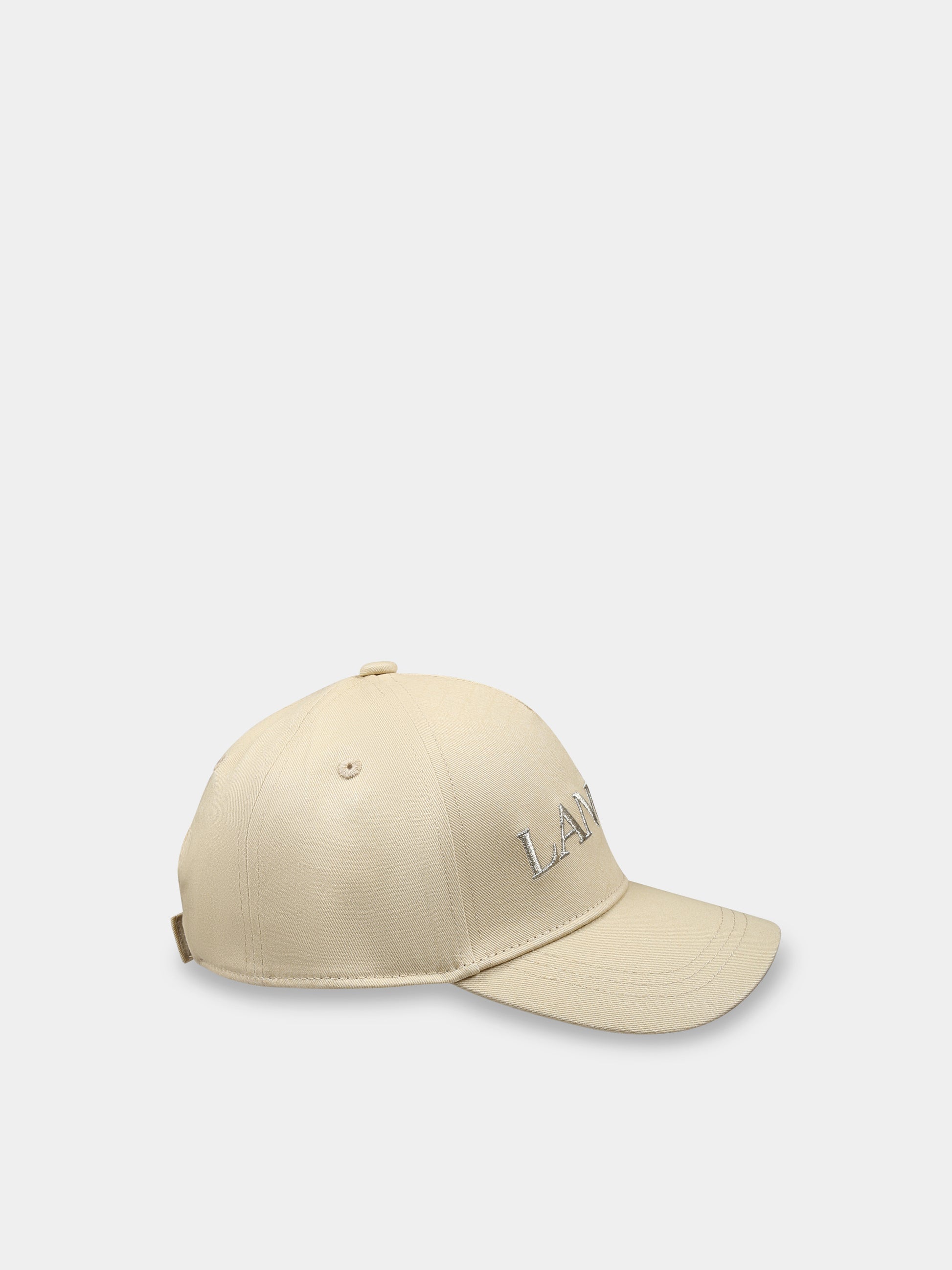 Cappello beige per bambina con logo,Lanvin Petite,N30013 202