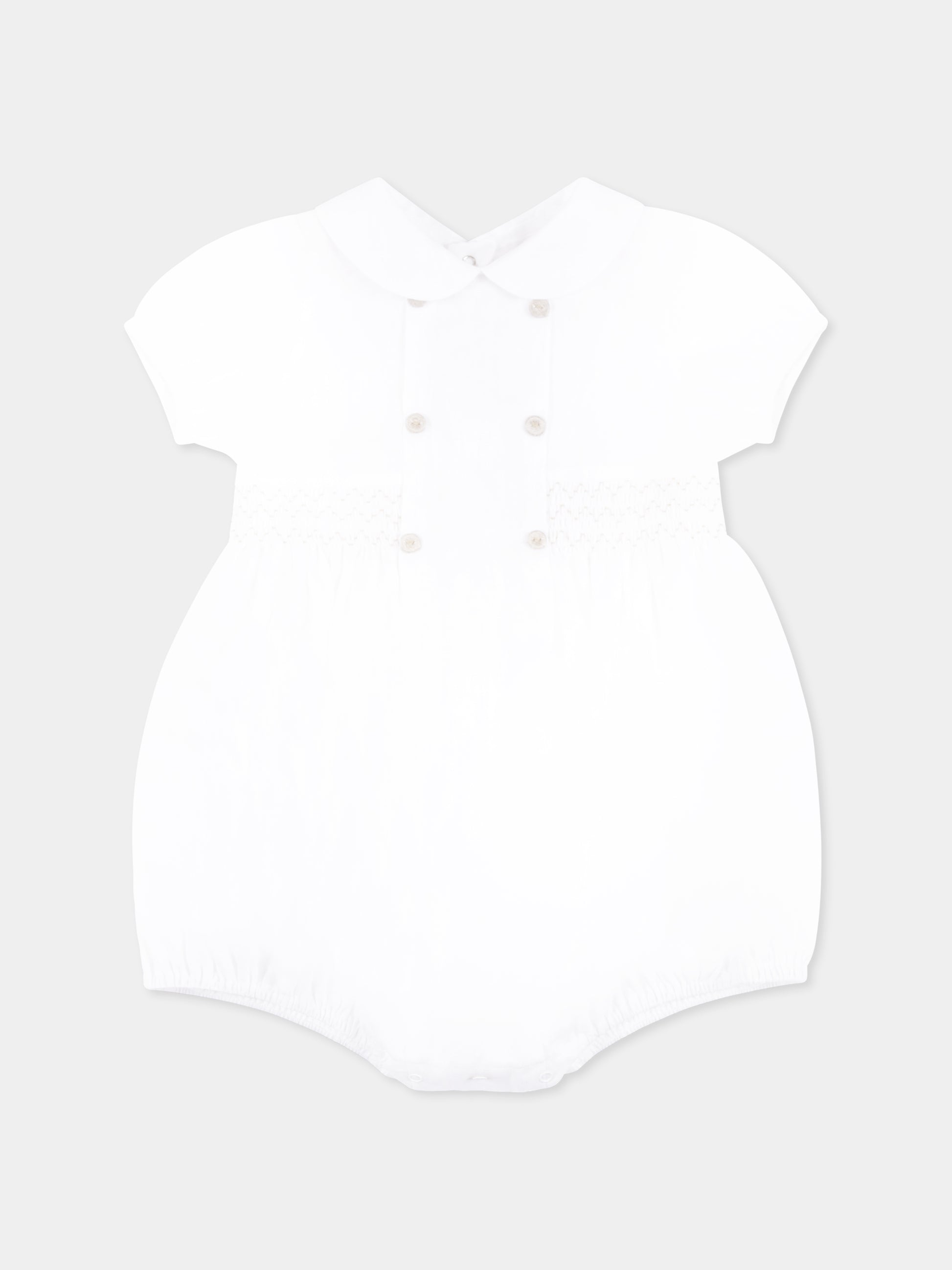 Pagliaccetto bianco per neonata,Mercadante 1939,MP004 BIANCO