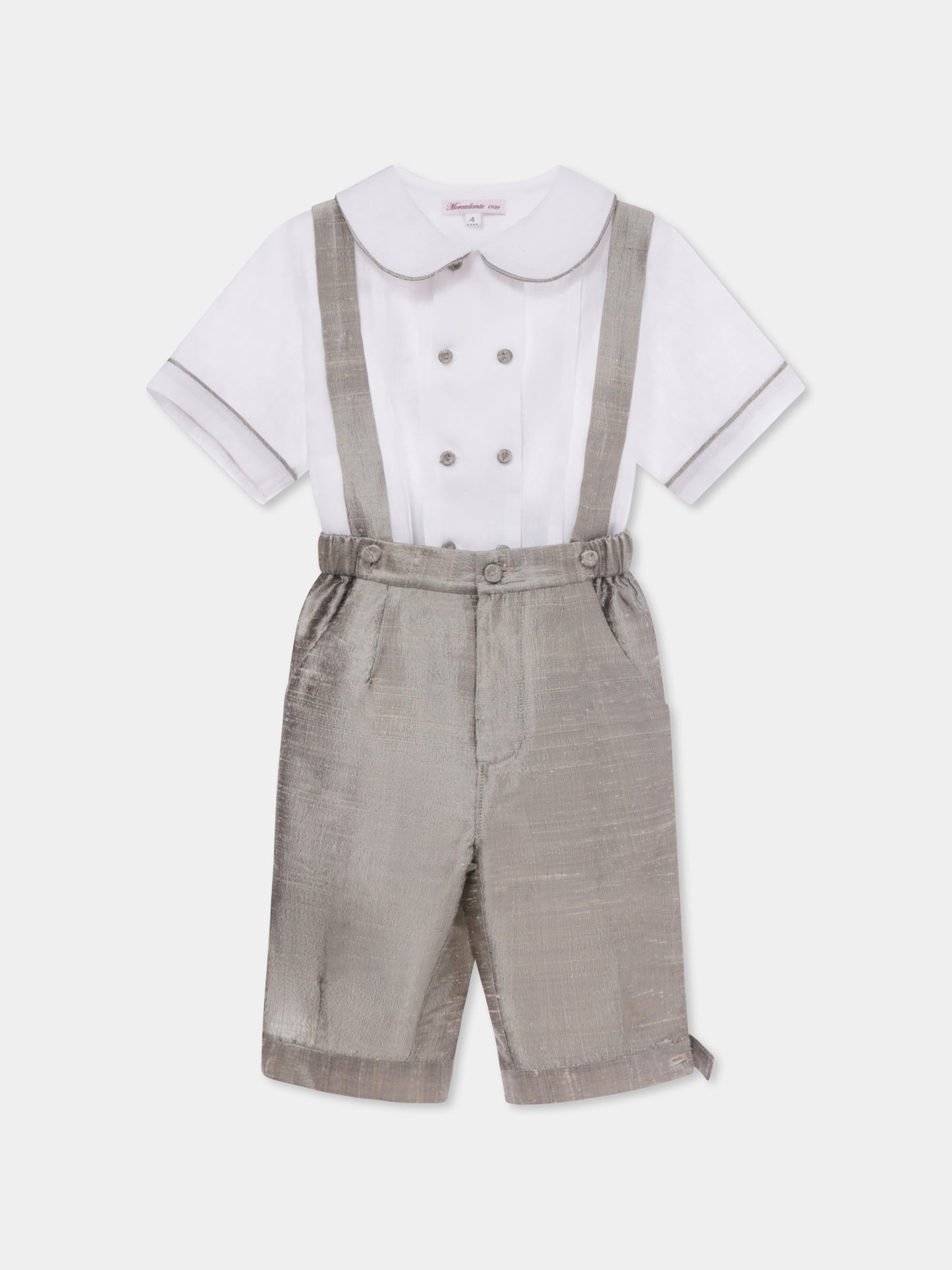Completo beige per bambino,Mercadante 1939,M010 MARRONE