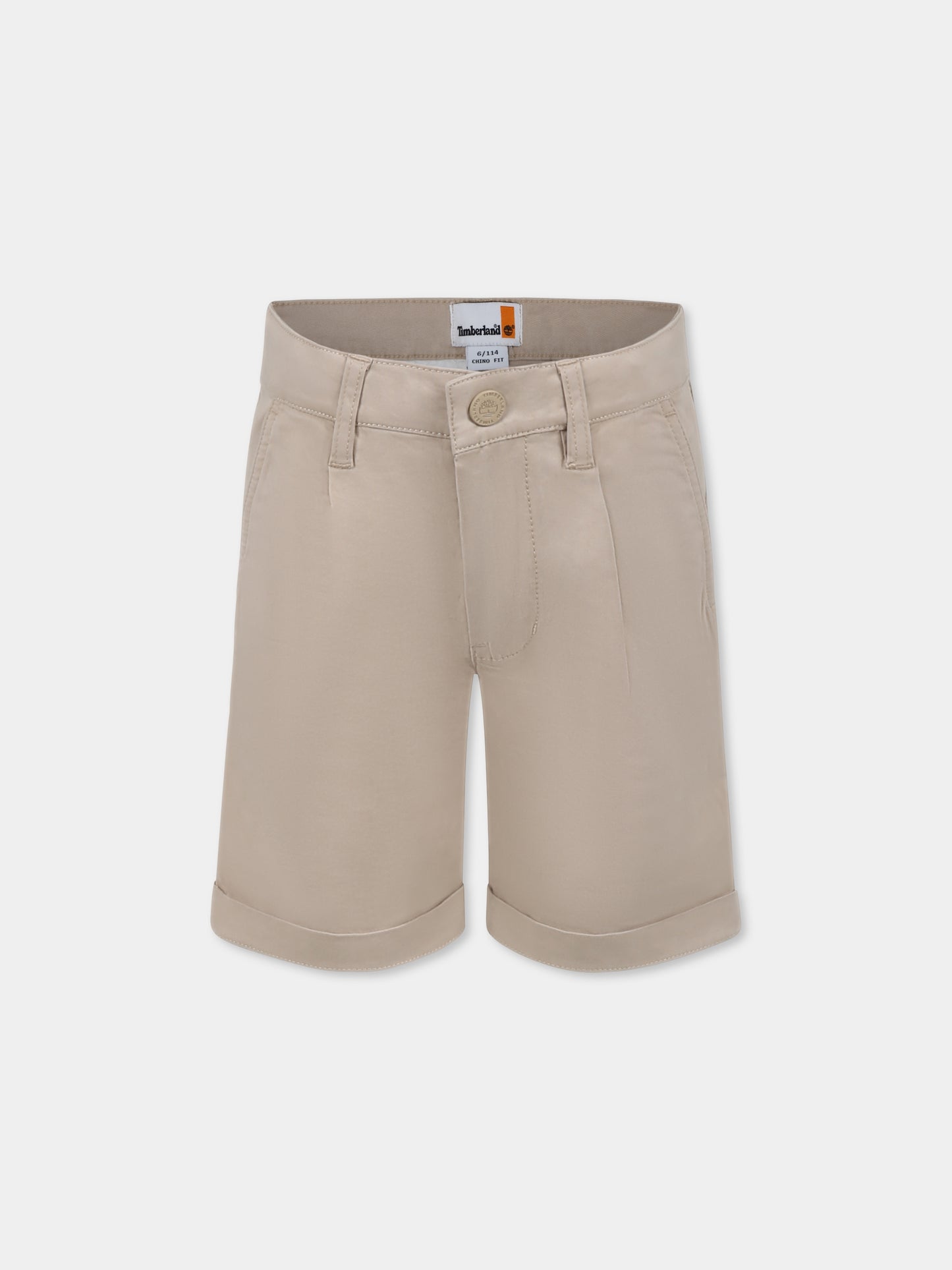 Shorts beige per bambino,Timberland,T60071 252