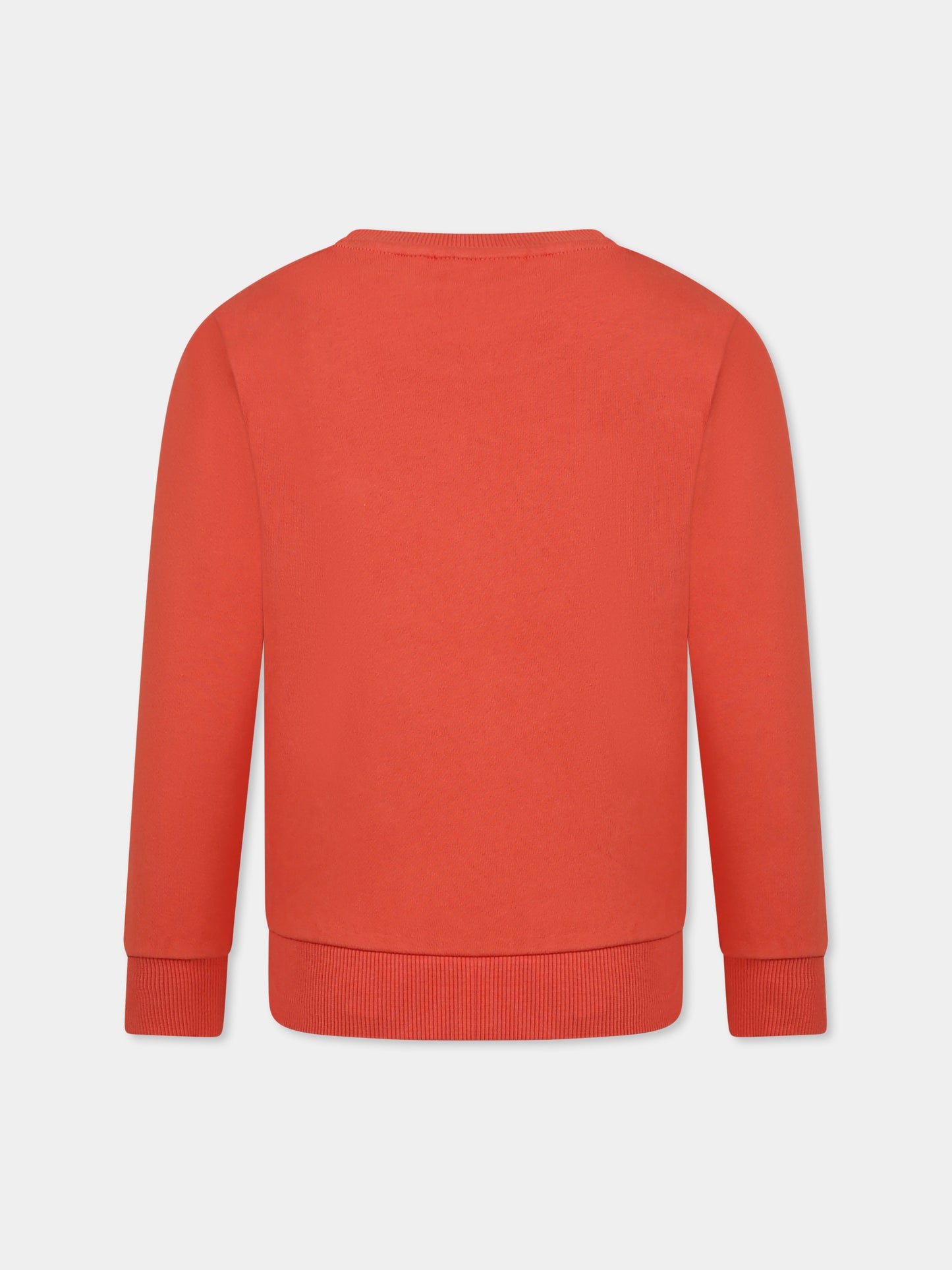 Felpa rossa per bambino con logo,Timberland,T60075 96G