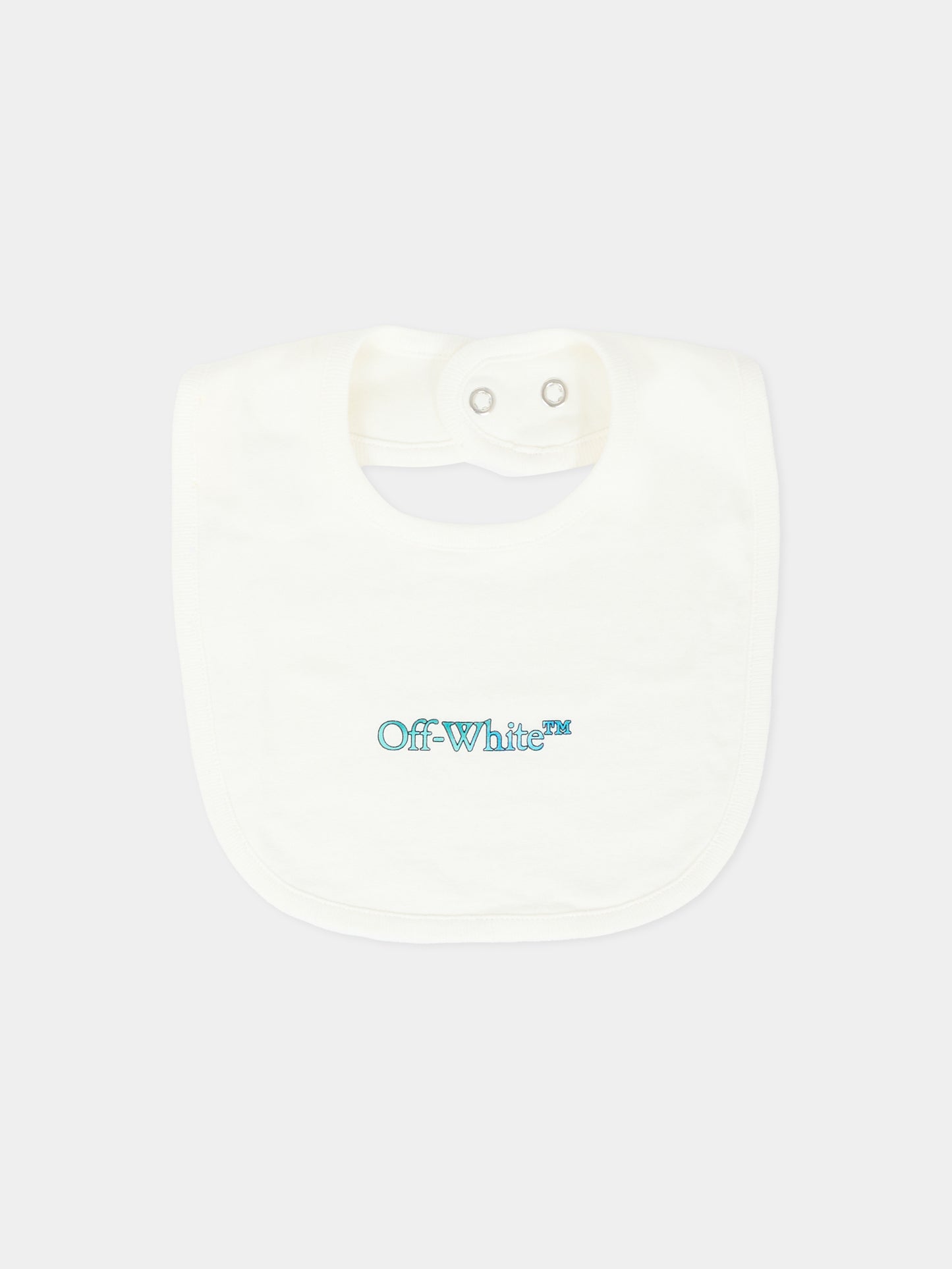 Set tutine avorio per neonato con logo,Off White,OB2X001F25JER0010184