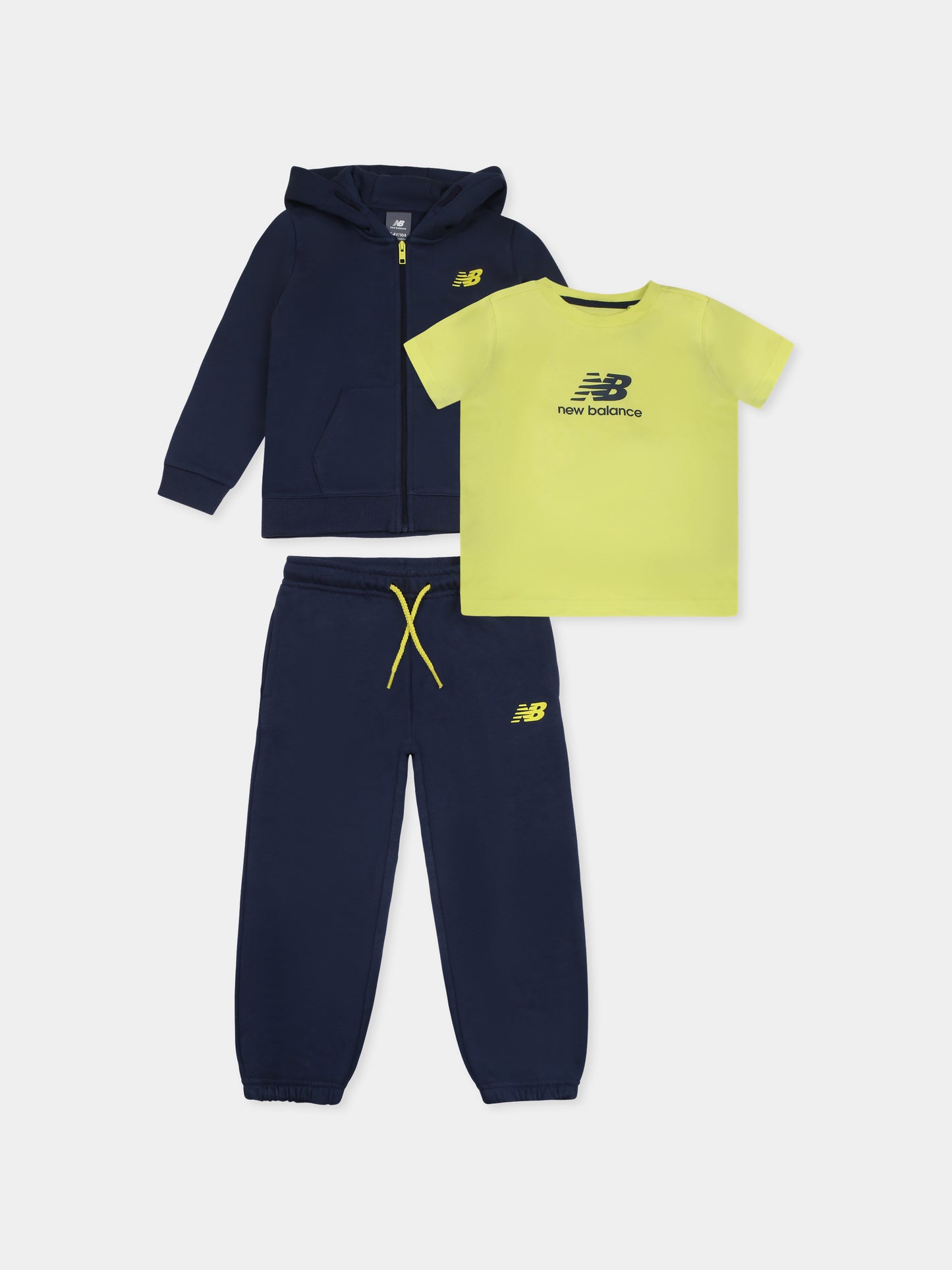 Completo blu per bambino con logo,New Balance,LAKB0096I NNY