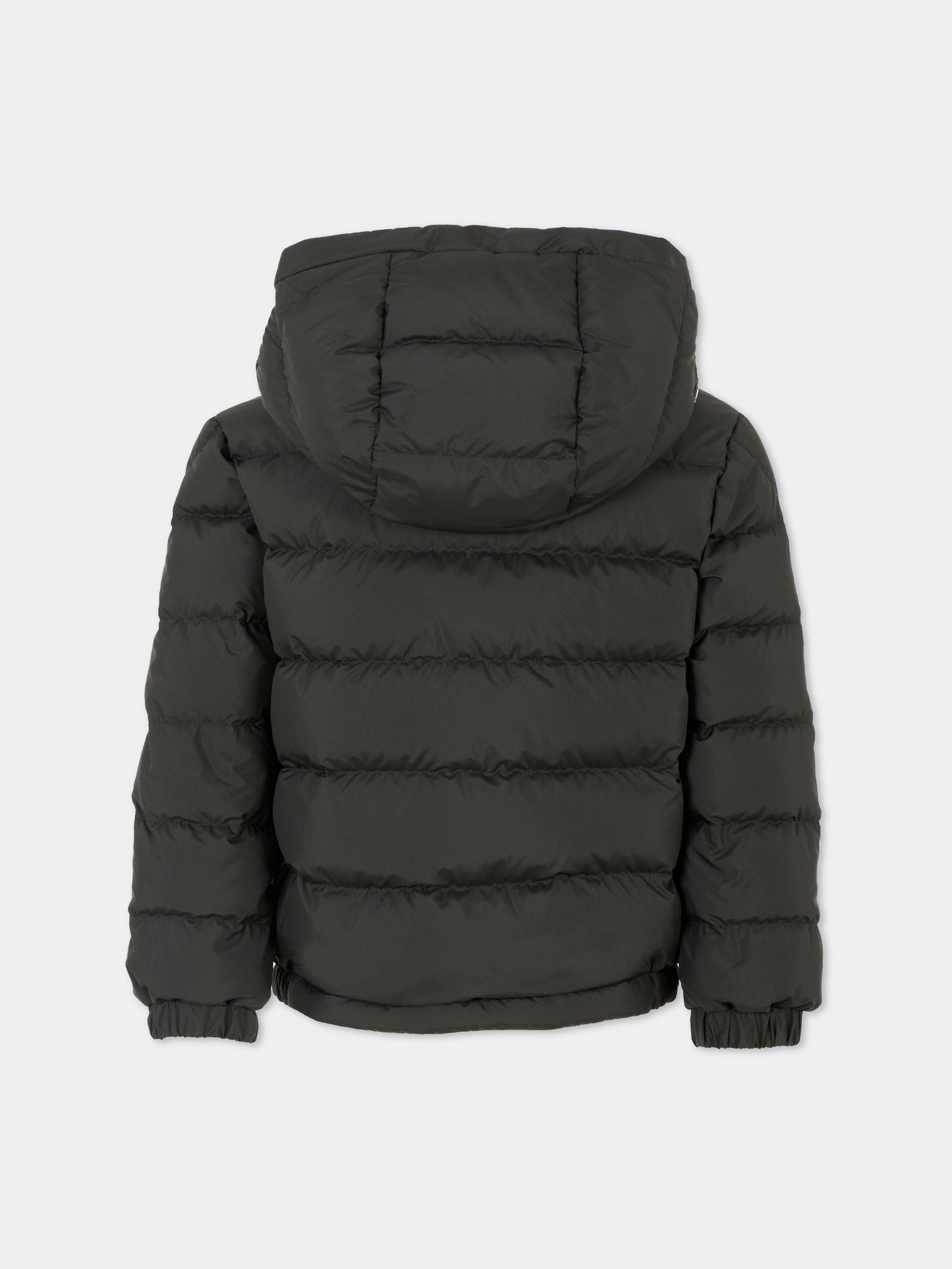 Piumino Grecois nero per bambino con logo,Moncler Kids,K2954 1A00062 597YW 999