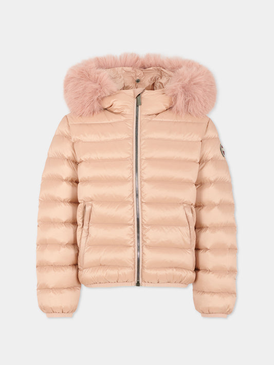 Piumino rosa per bambina con logo,Colmar Originals Kids,3459E 2YO 166