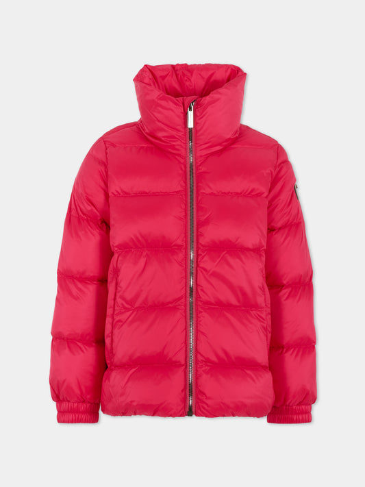 Piumino fucsia per bambina con logo,Colmar Originals Kids,3466 2YO 13