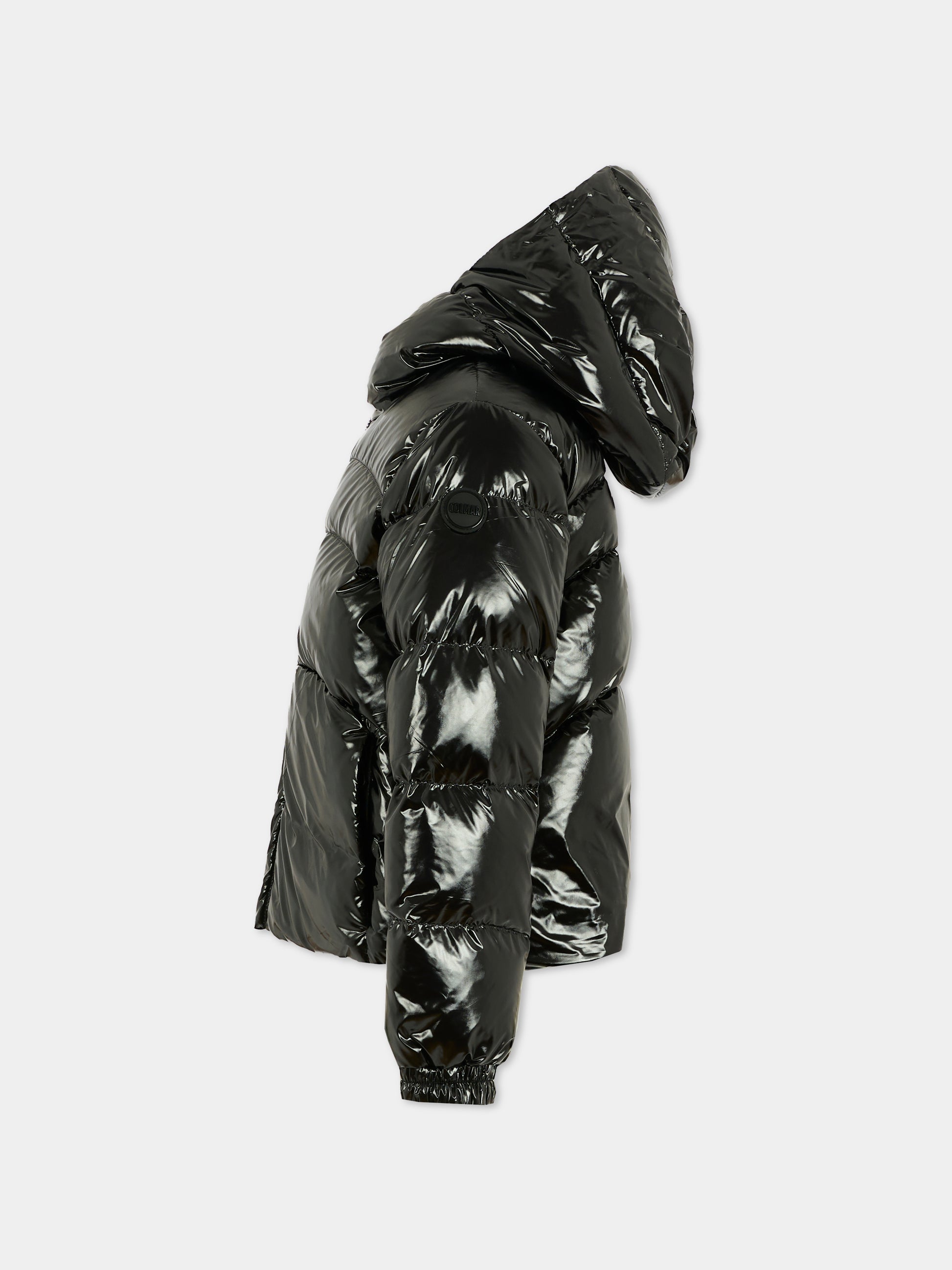 Piumino nero per bambina con logo,Colmar Originals Kids,3475 8XV 99