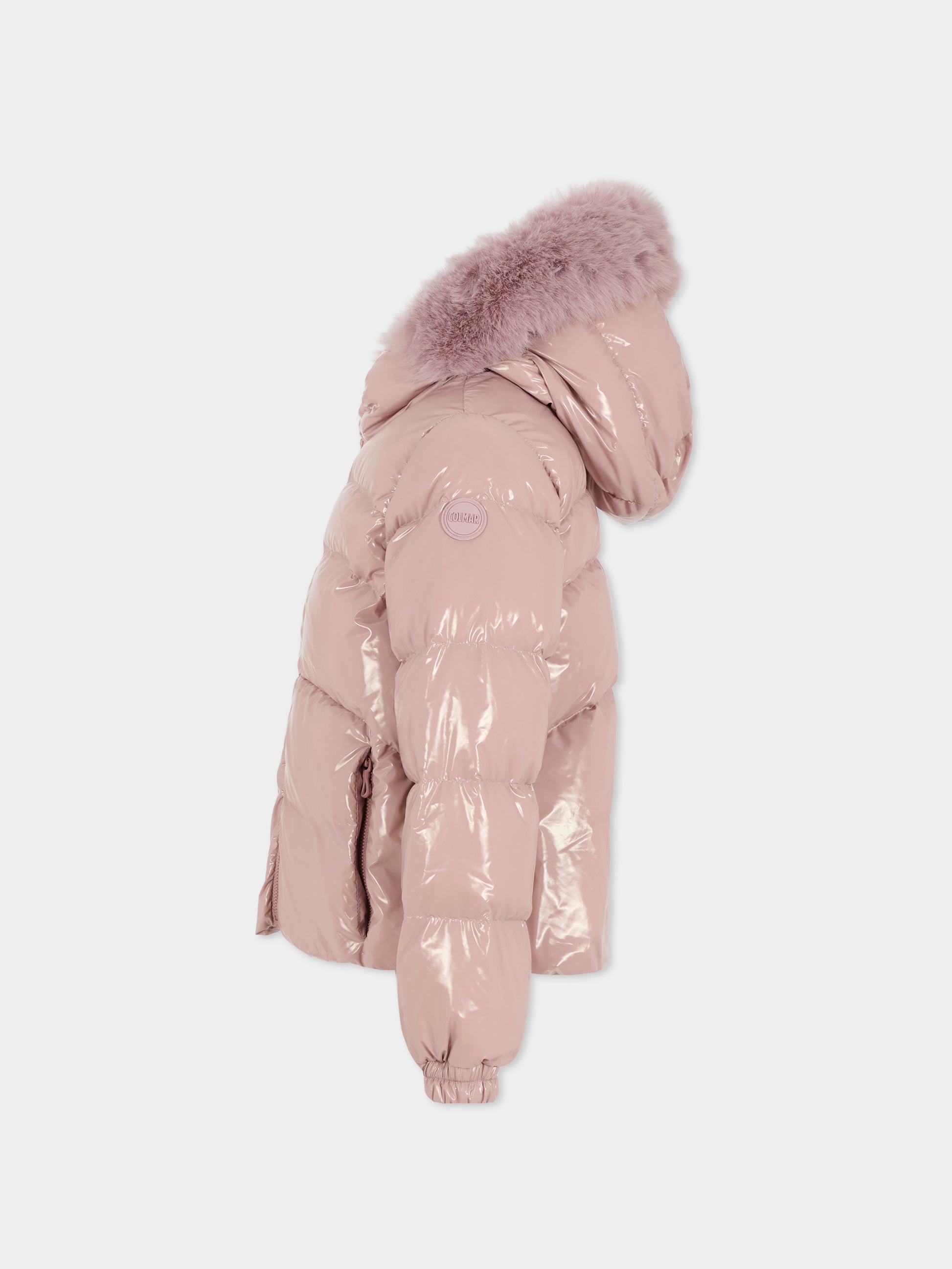 Piumino lilla per bambina con logo,Colmar Originals Kids,3475E 8XV 743