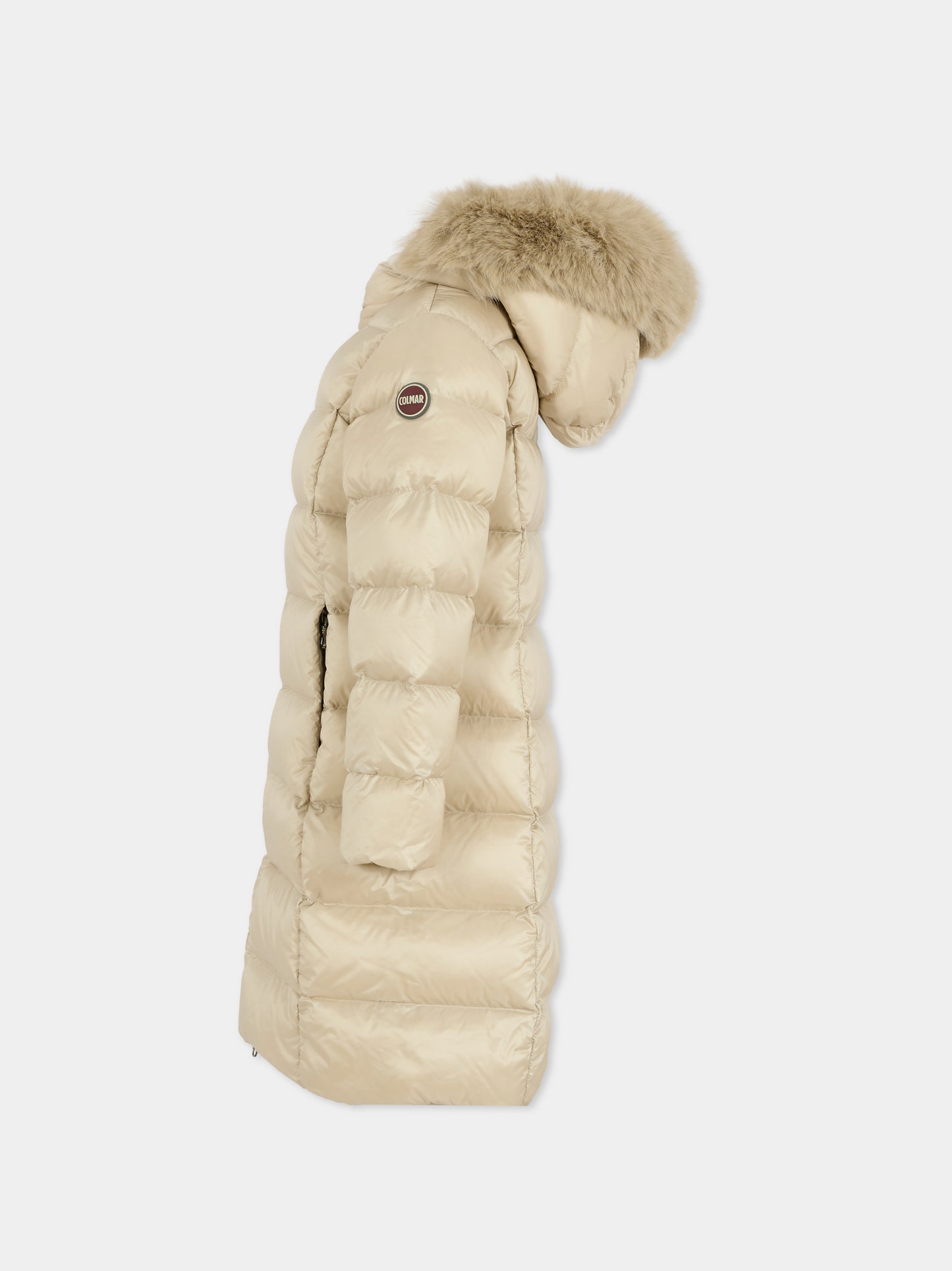 Piumino grigio per bambina con logo,Colmar Originals Kids,3499E 2YO 16