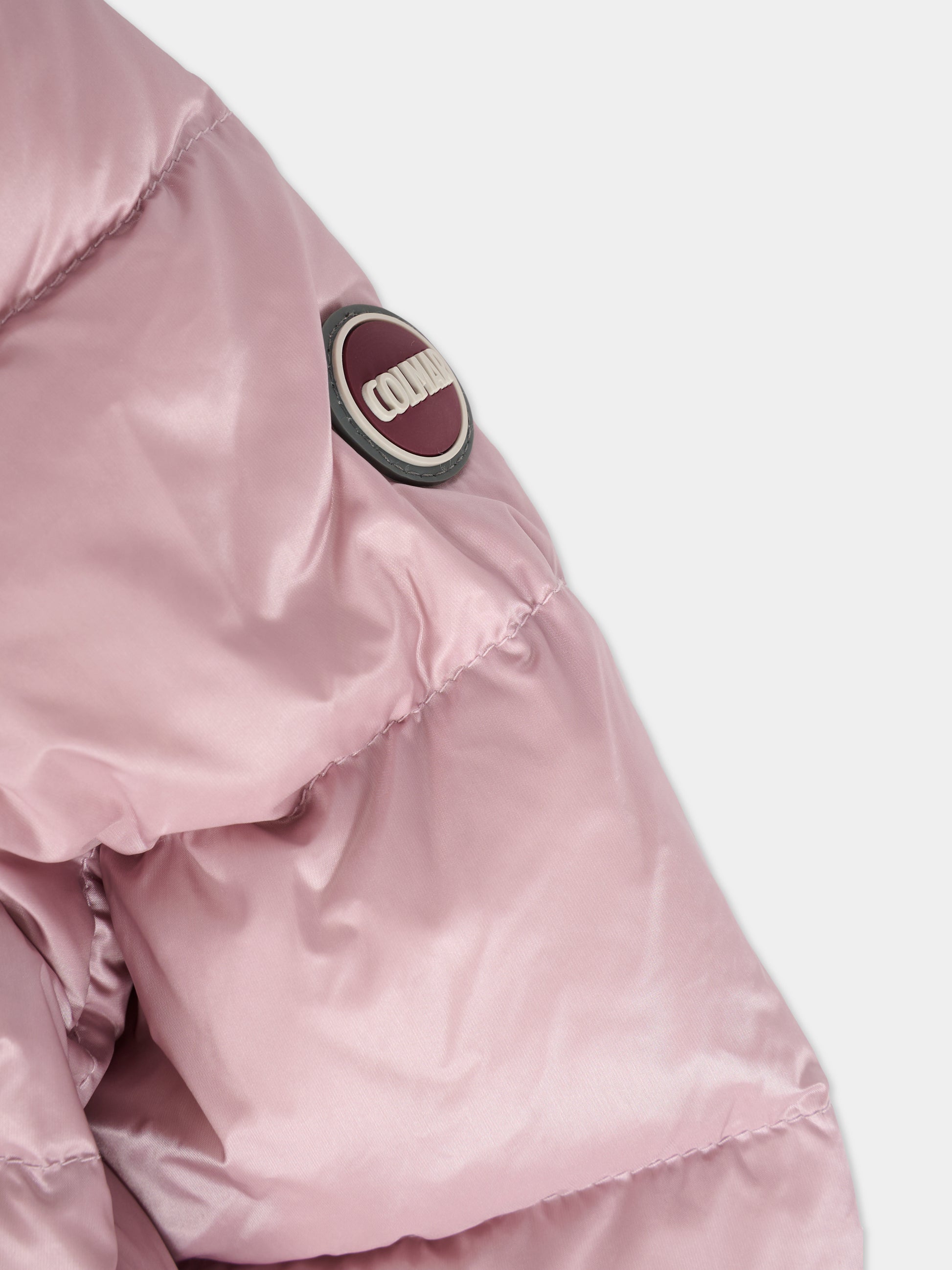 Piumino lilla per neonata con logo,Colmar Originals Kids,3470E 2YO 743