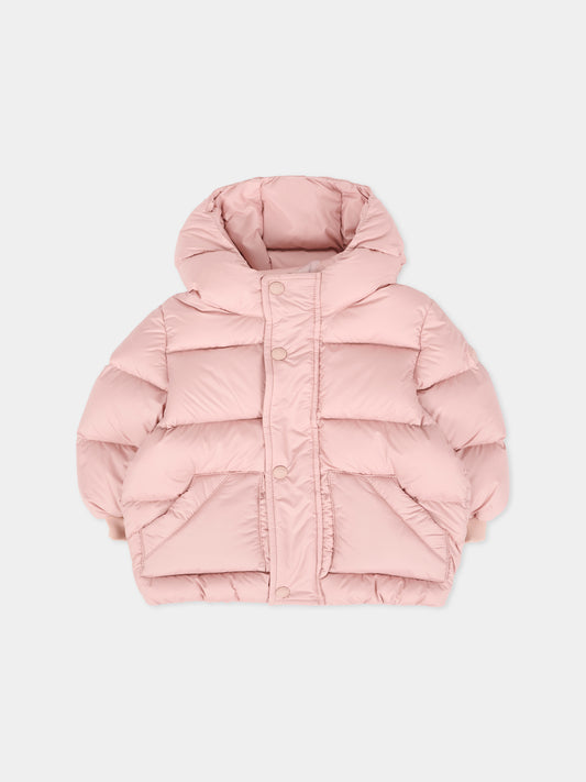 Piumino rosa per neonata con logo,Colmar Originals Kids,3484 2XX 166