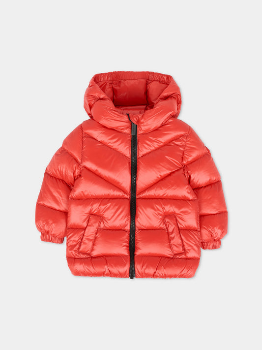 Piumino rosso per neonati con logo,Colmar Originals Kids,3488 2ZO 193