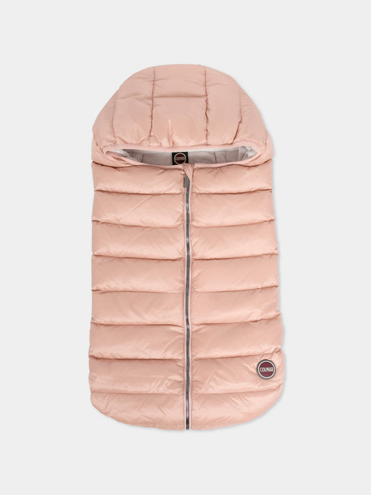 Sacco nanna rosa per neonata con logo,Colmar Originals Kids,4928R 2YO 166