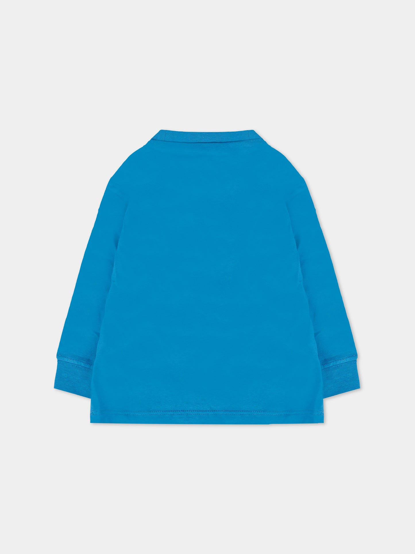 T-shirt azzurra per neonato con logo,Levi's Kids,6E8646 U6K