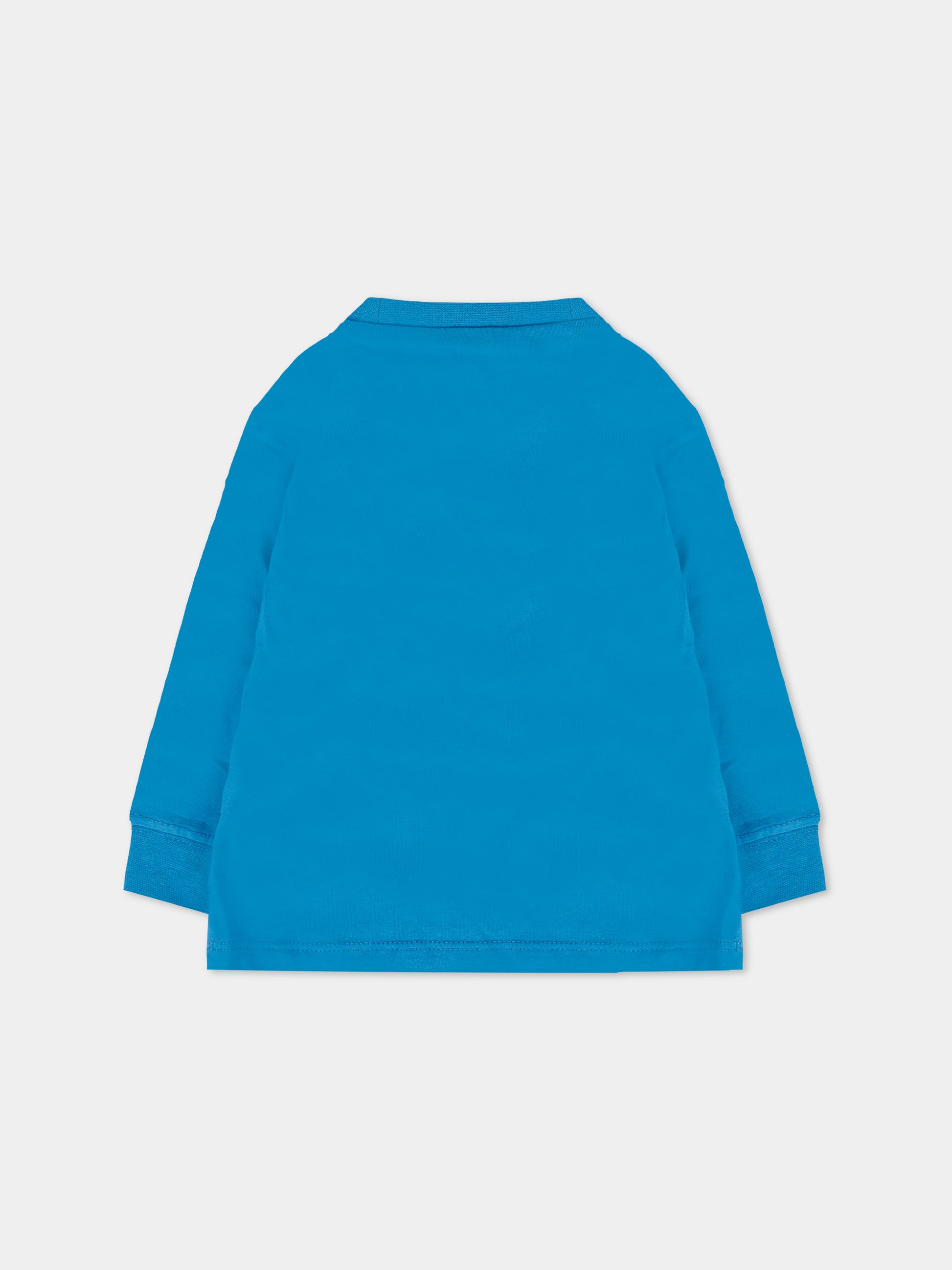 T-shirt azzurra per neonato con logo,Levi's Kids,6E8646 U6K