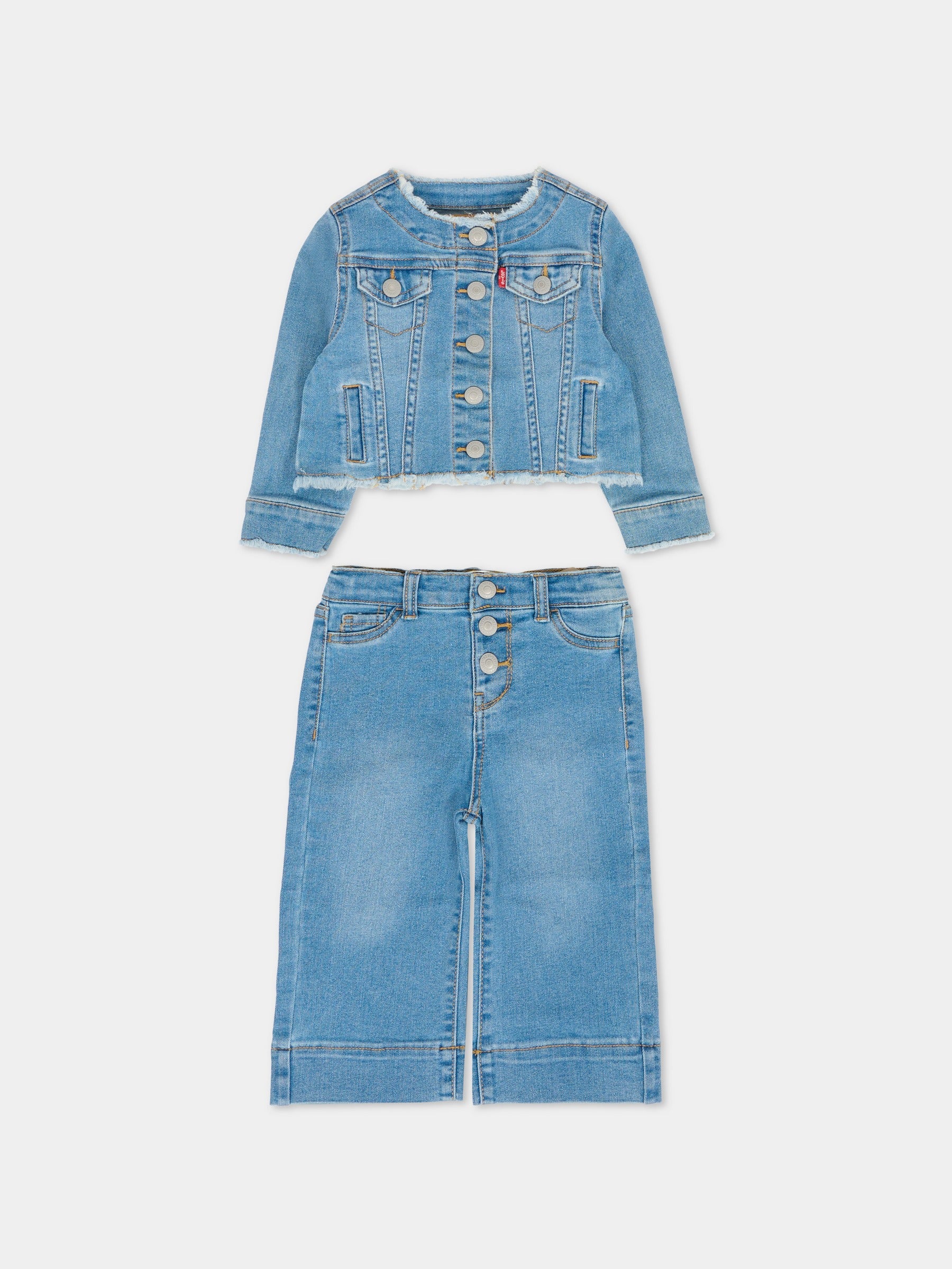 Completo rosa per neonata con orsetta,Levi's Kids,1EN551 AGJ